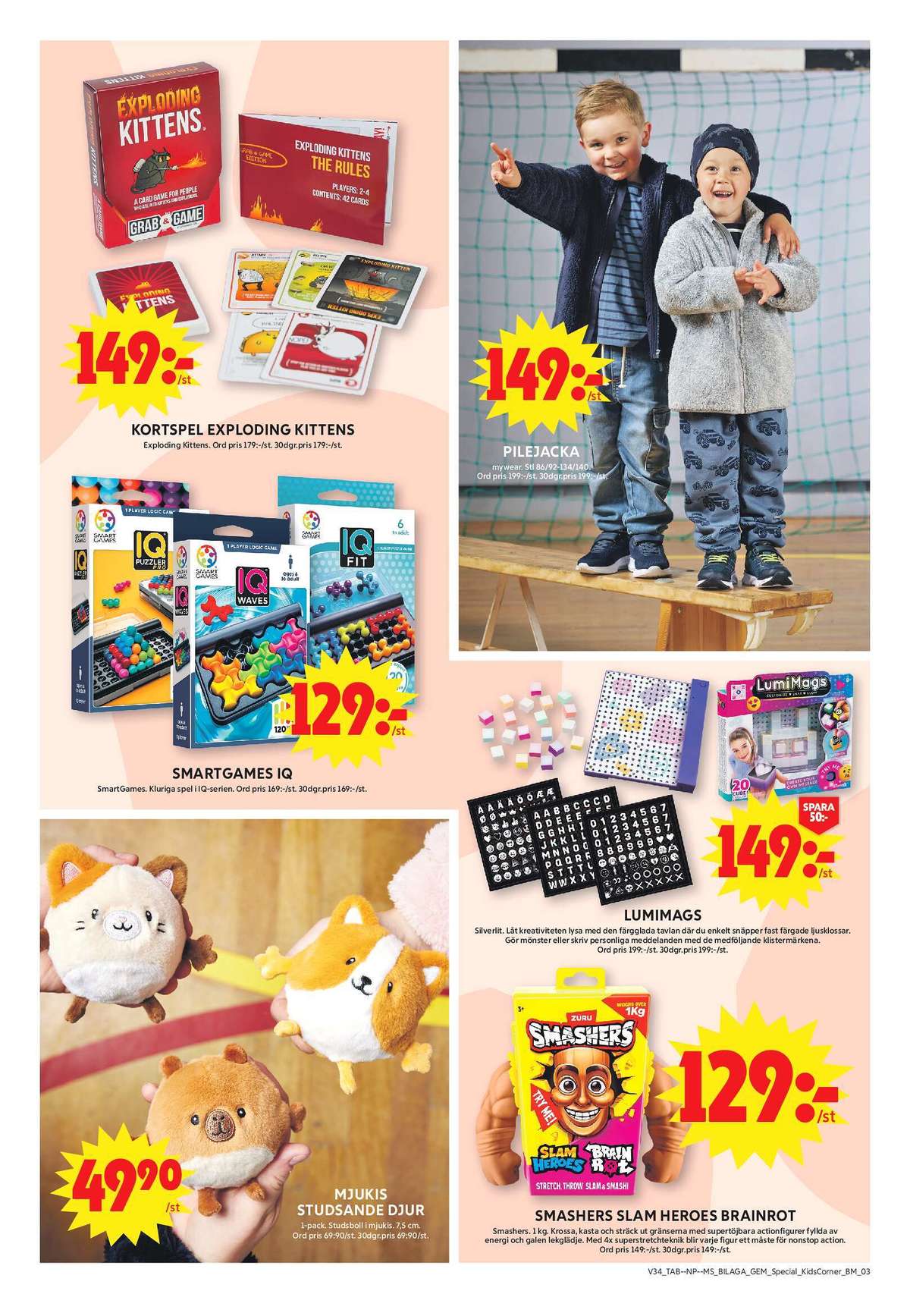Se ICA Maxi reklamblad för vecka 34 på Kampanjveckan.se. Se bra erbjudanden på många varor, t.ex. leksaker silverlit eller kramdjur okänd. Läs reklambladet här! Sida 16
