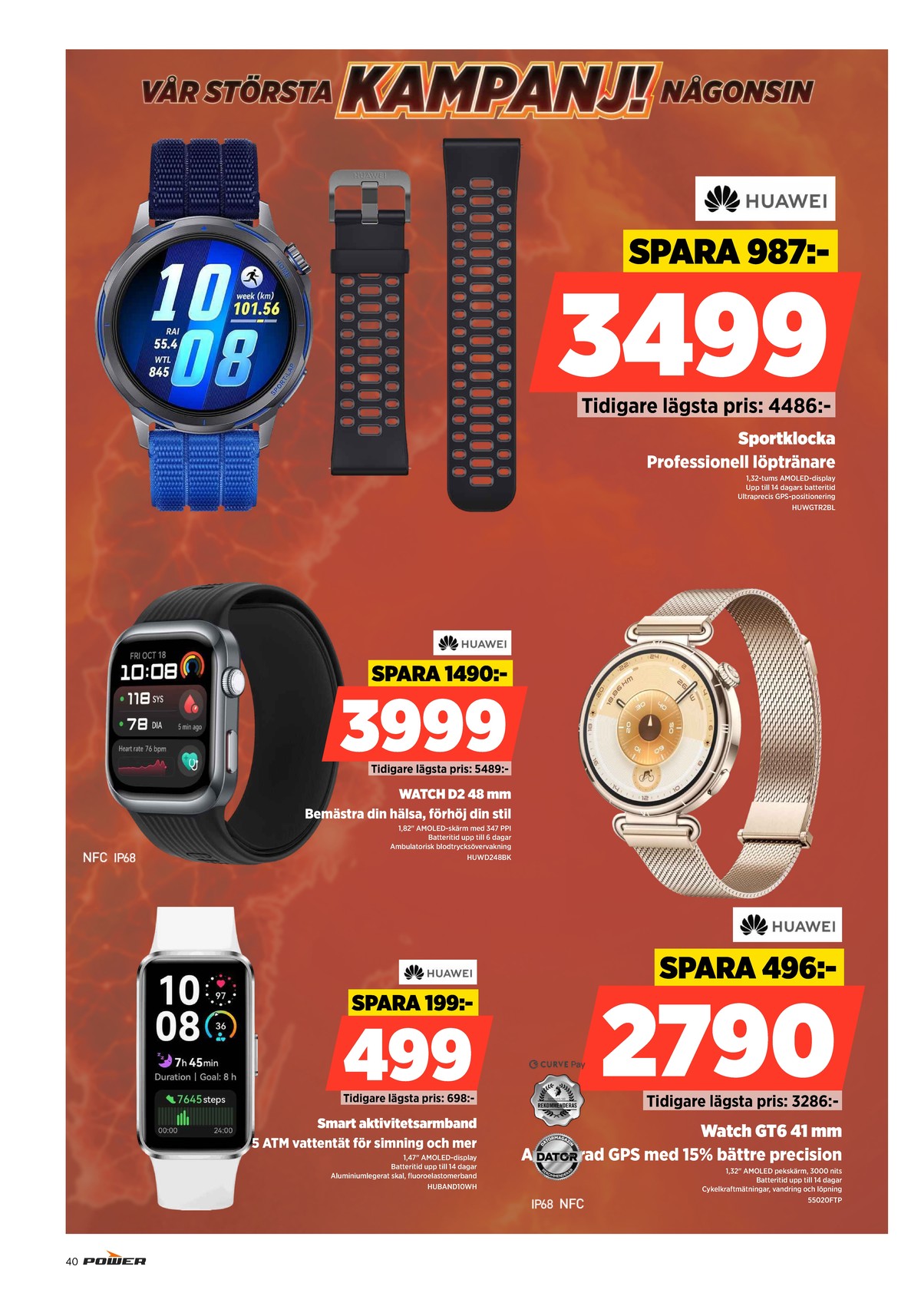 Se Power reklamblad för vecka 34 på Kampanjveckan.se. Se bra erbjudanden på många varor. Läs reklambladet här! Sida 40