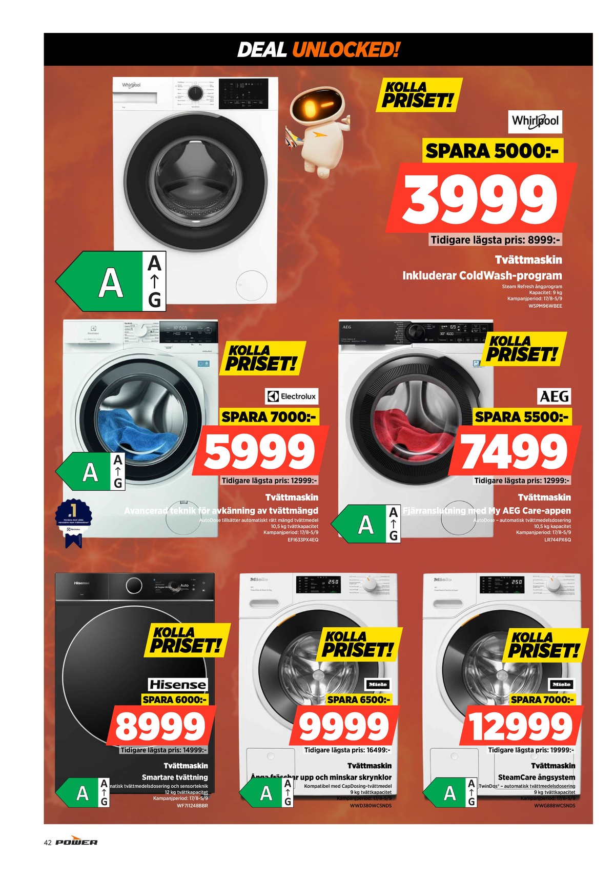 Se Power reklamblad för vecka 34 på Kampanjveckan.se. Se bra erbjudanden på många varor. Läs reklambladet här! Sida 42
