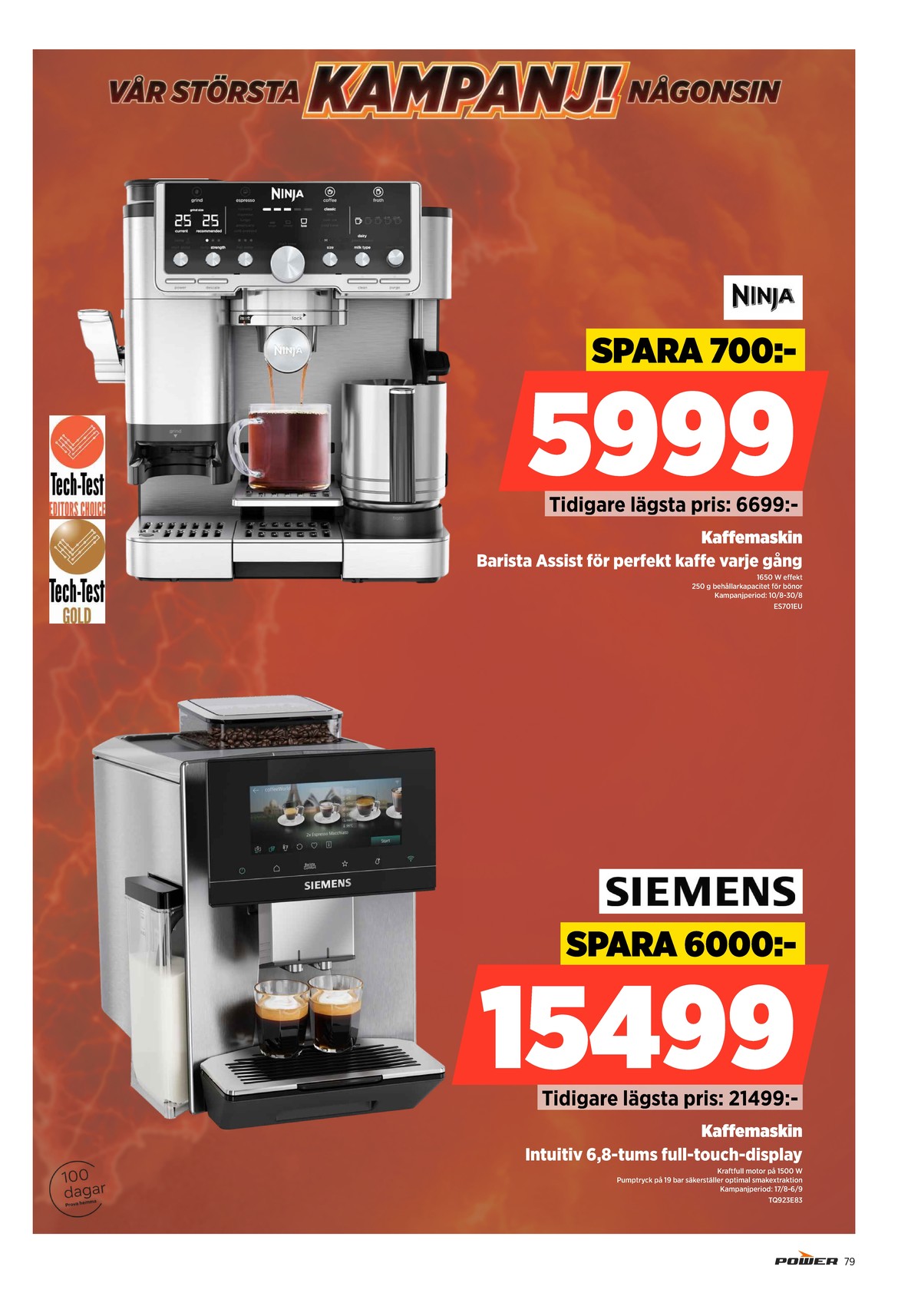 Se Power reklamblad för vecka 34 på Kampanjveckan.se. Se bra erbjudanden på många varor. Läs reklambladet här! Sida 79