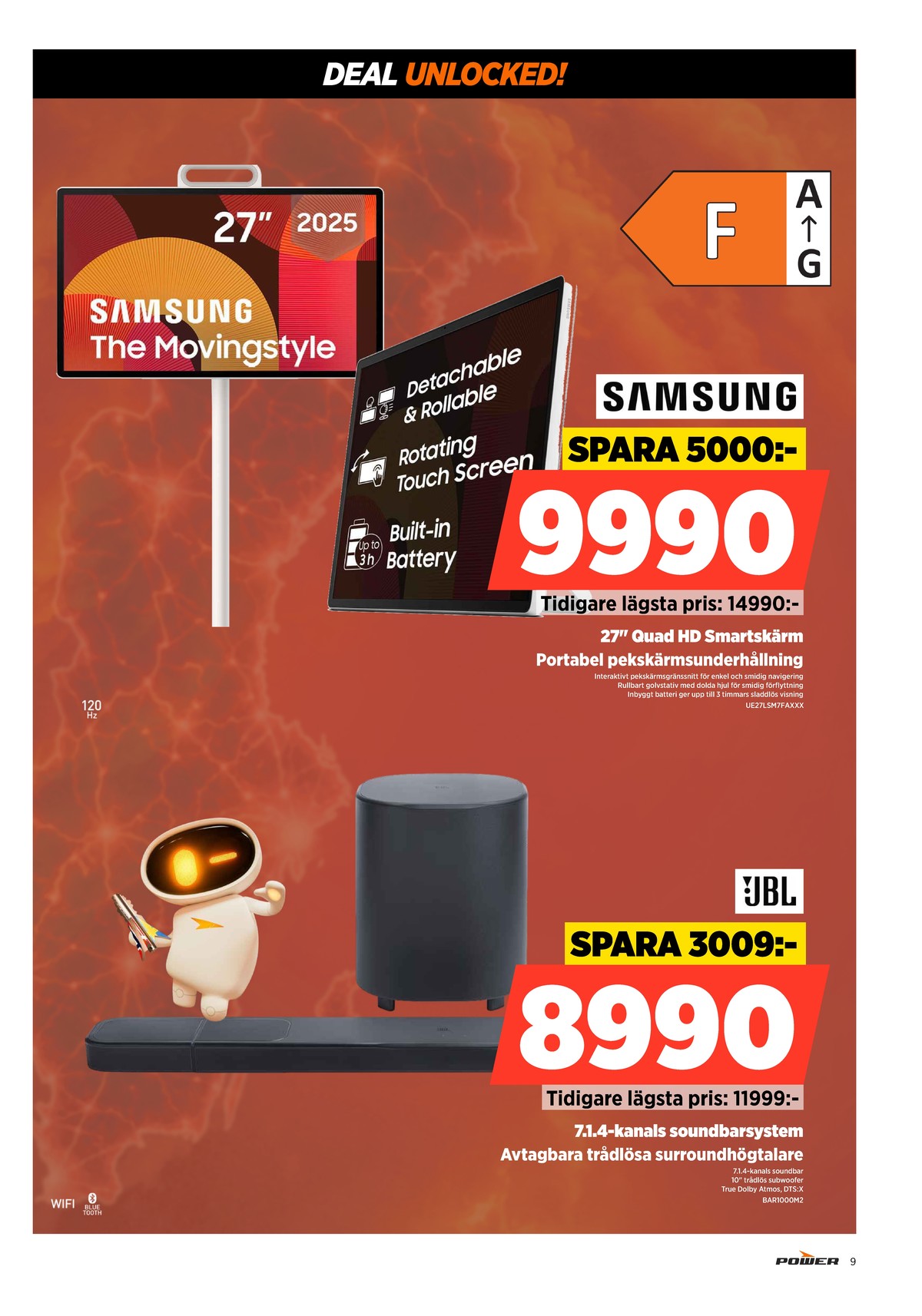 Se Power reklamblad för vecka 34 på Kampanjveckan.se. Se bra erbjudanden på många varor. Läs reklambladet här! Sida 9