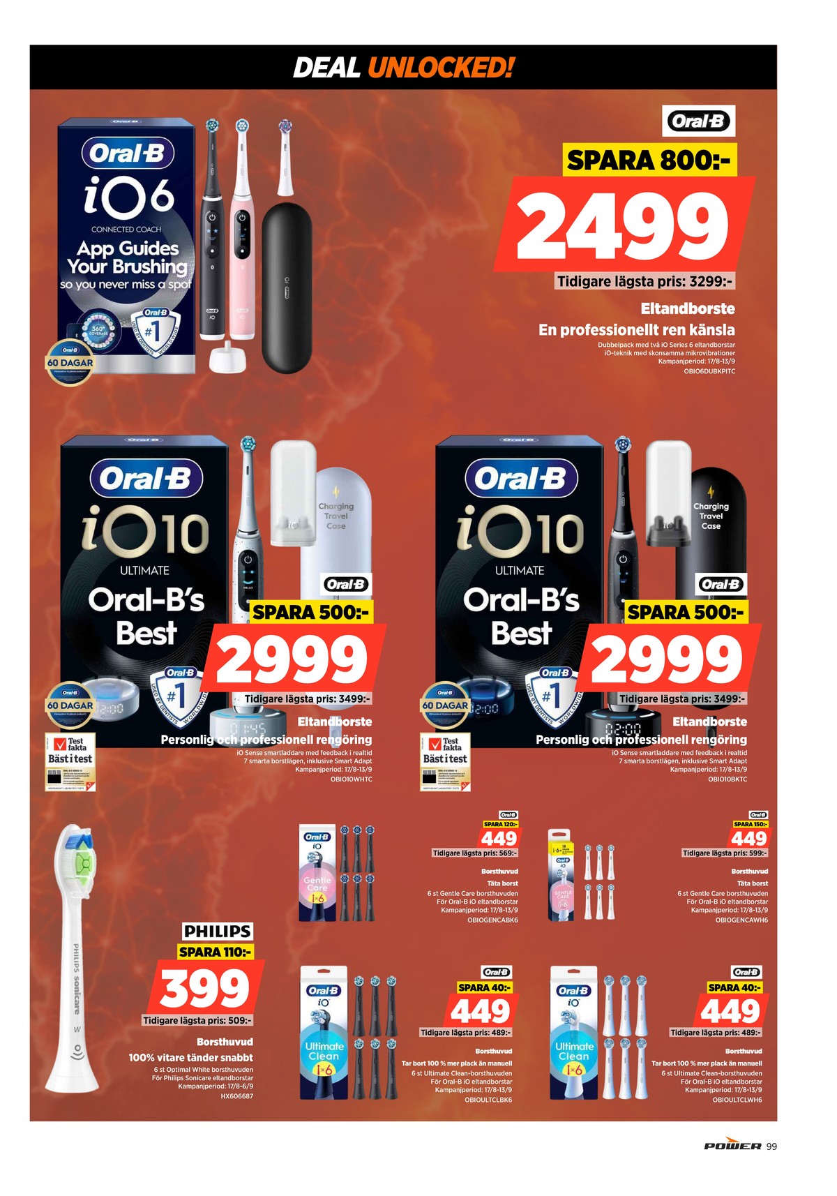 Se Power reklamblad för vecka 34 på Kampanjveckan.se. Se bra erbjudanden på många varor. Läs reklambladet här! Sida 99