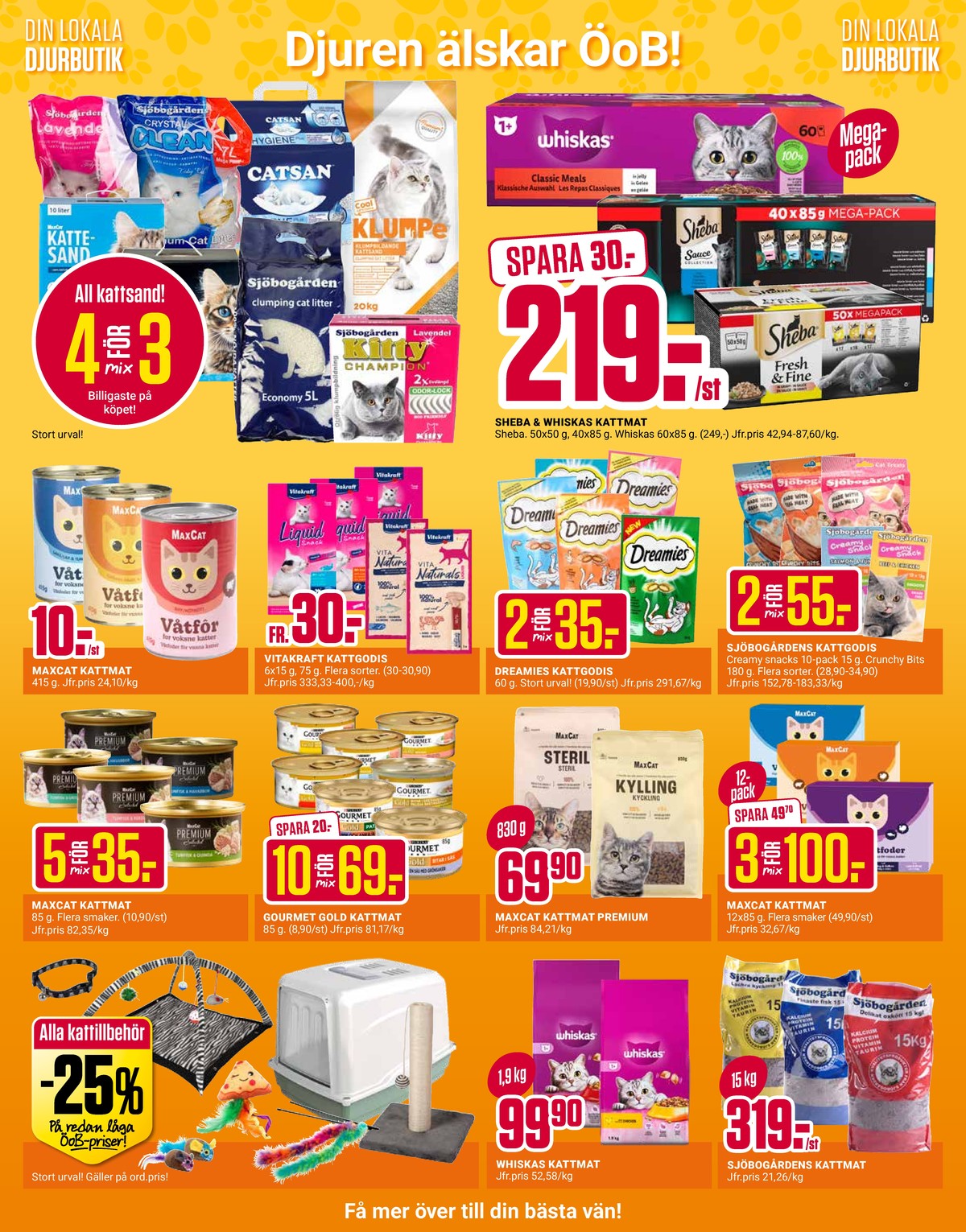 Se ÖoB reklamblad för vecka 34 på Kampanjveckan.se. Se bra erbjudanden på många varor. Läs reklambladet här! Sida 6