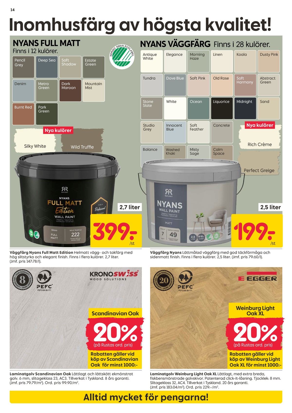 Se Rusta reklamblad för vecka 34 på Kampanjveckan.se. Se bra erbjudanden på många varor. Läs reklambladet här! Sida 14