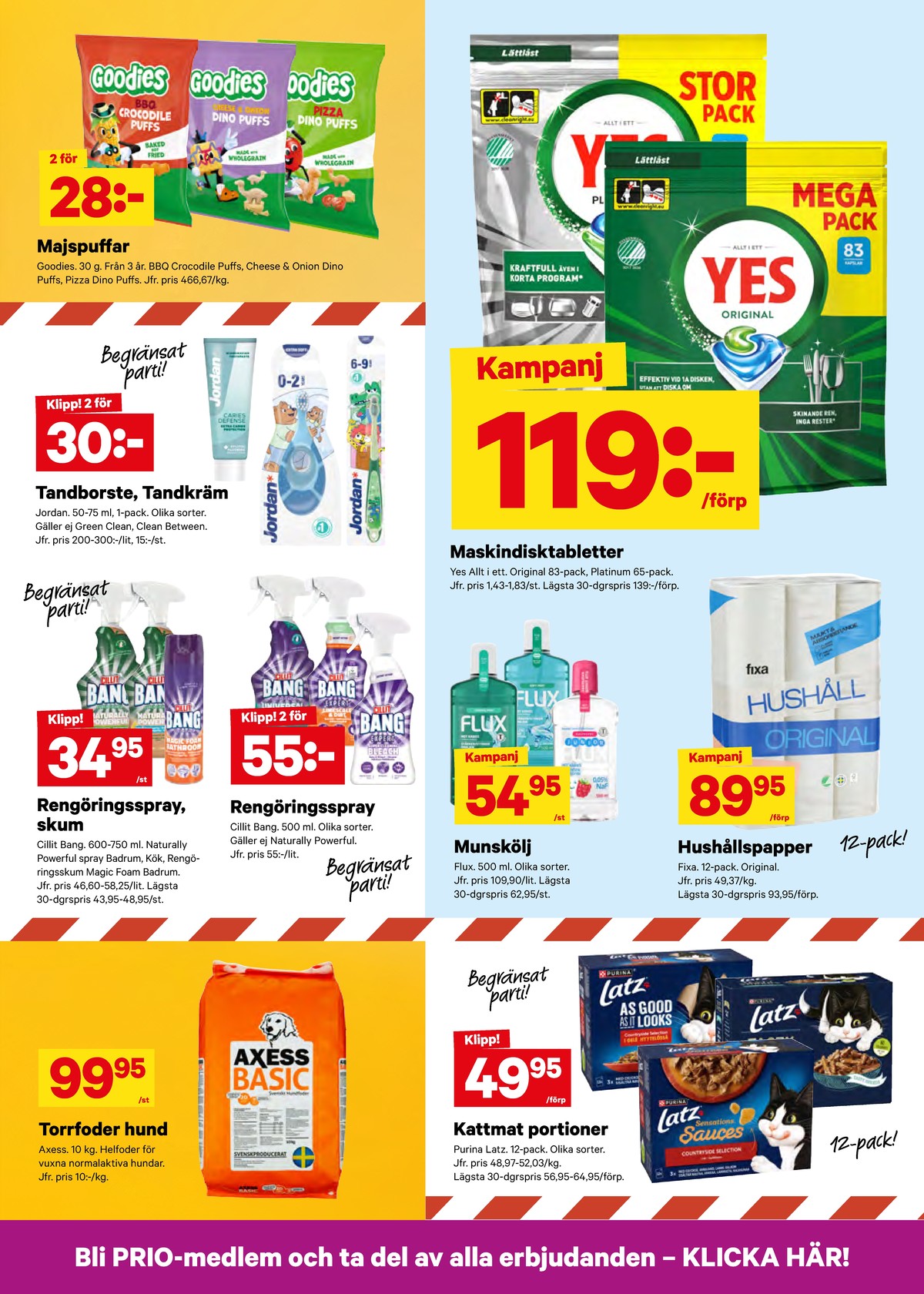 Se City Gross reklamblad för vecka 35 på Kampanjveckan.se. Se bra erbjudanden på många varor, t.ex. hundmat axess eller rengöringsmedel cillit bang. Läs reklambladet här! Sida 11
