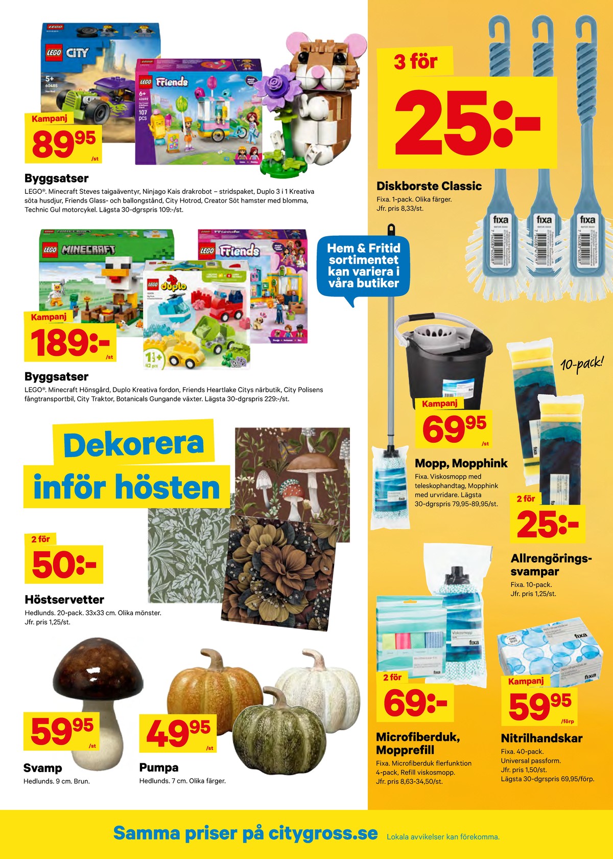 Se City Gross reklamblad för vecka 35 på Kampanjveckan.se. Se bra erbjudanden på många varor. Läs reklambladet här! Sida 12