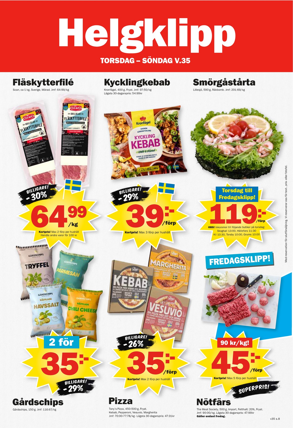 Se Pekås reklamblad för vecka 35 på Kampanjveckan.se. Se bra erbjudanden på många varor, t.ex. färdigrätter lillesjö seafood eller andra varor. Läs reklambladet här! Sida 8