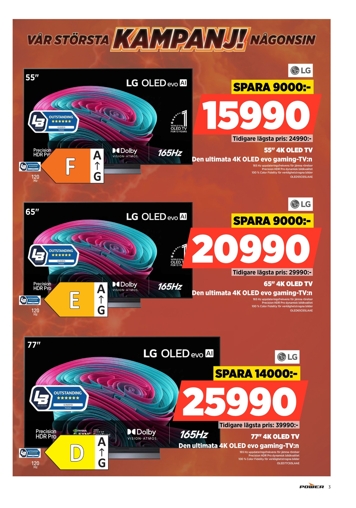 Se Power reklamblad för vecka 35 på Kampanjveckan.se. Se bra erbjudanden på många varor. Läs reklambladet här! Sida 3