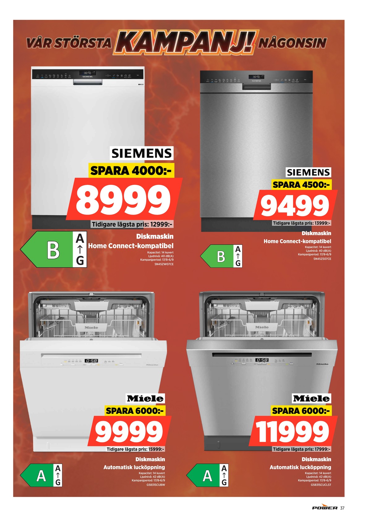 Se Power reklamblad för vecka 35 på Kampanjveckan.se. Se bra erbjudanden på många varor. Läs reklambladet här! Sida 37