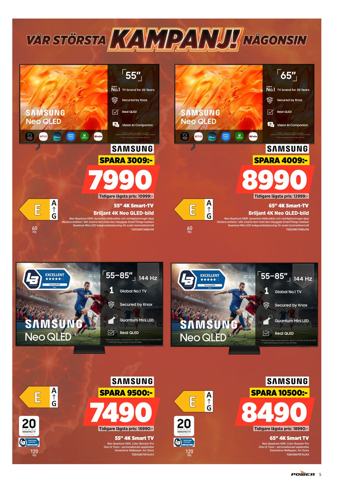 Se Power reklamblad för vecka 35 på Kampanjveckan.se. Se bra erbjudanden på många varor. Läs reklambladet här! Sida 5