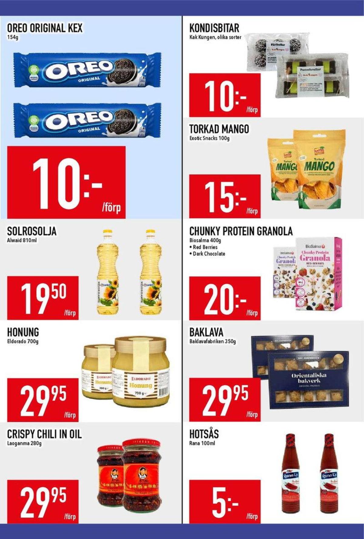 Se MatDax reklamblad för vecka 35 på Kampanjveckan.se. Se bra erbjudanden på många varor, t.ex. baklava baklavafabriken eller granola dark chocolate biosalma. Läs reklambladet här! Sida 17
