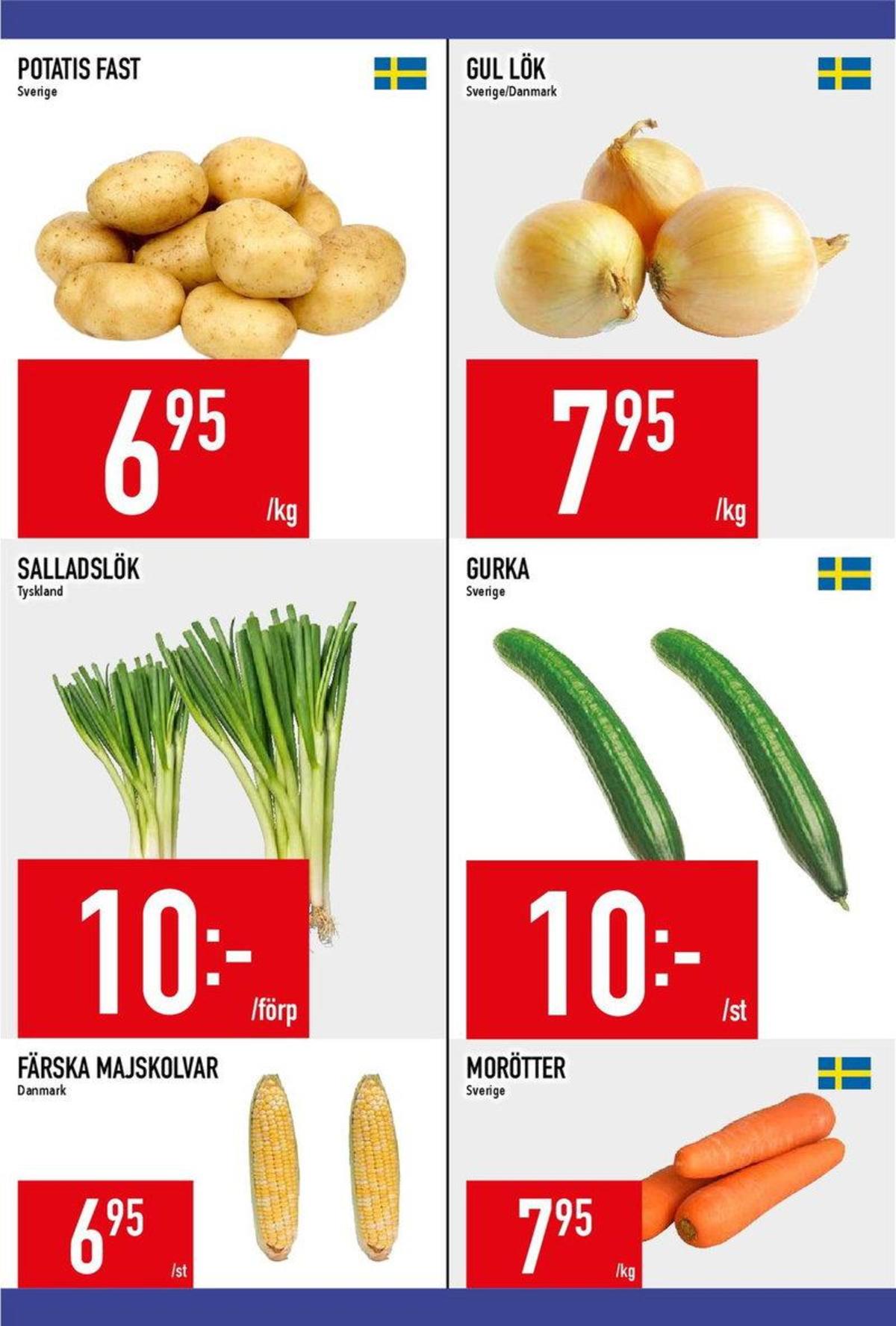 Se MatDax reklamblad för vecka 35 på Kampanjveckan.se. Se bra erbjudanden på många varor, t.ex. gurka okänd eller majskolvar okänd. Läs reklambladet här! Sida 8
