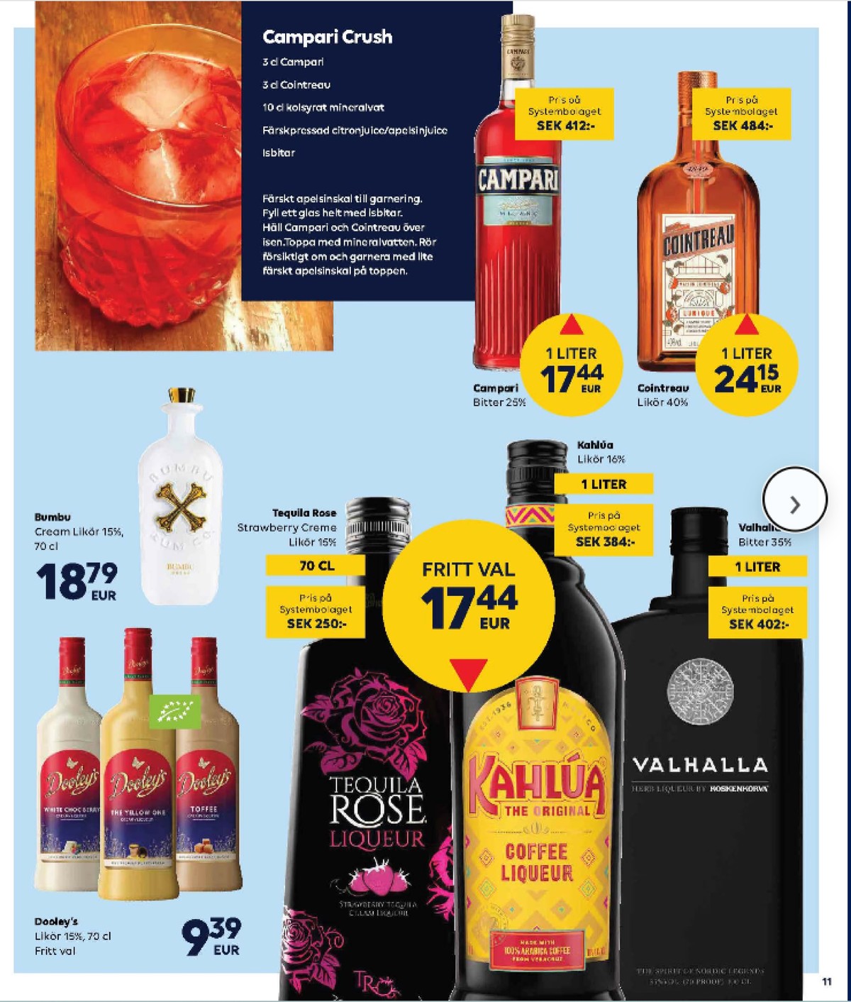 Se Scandlines Border Shop reklamblad för vecka 36 på Kampanjveckan.se. Se bra erbjudanden på många varor. Läs reklambladet här! Sida 11