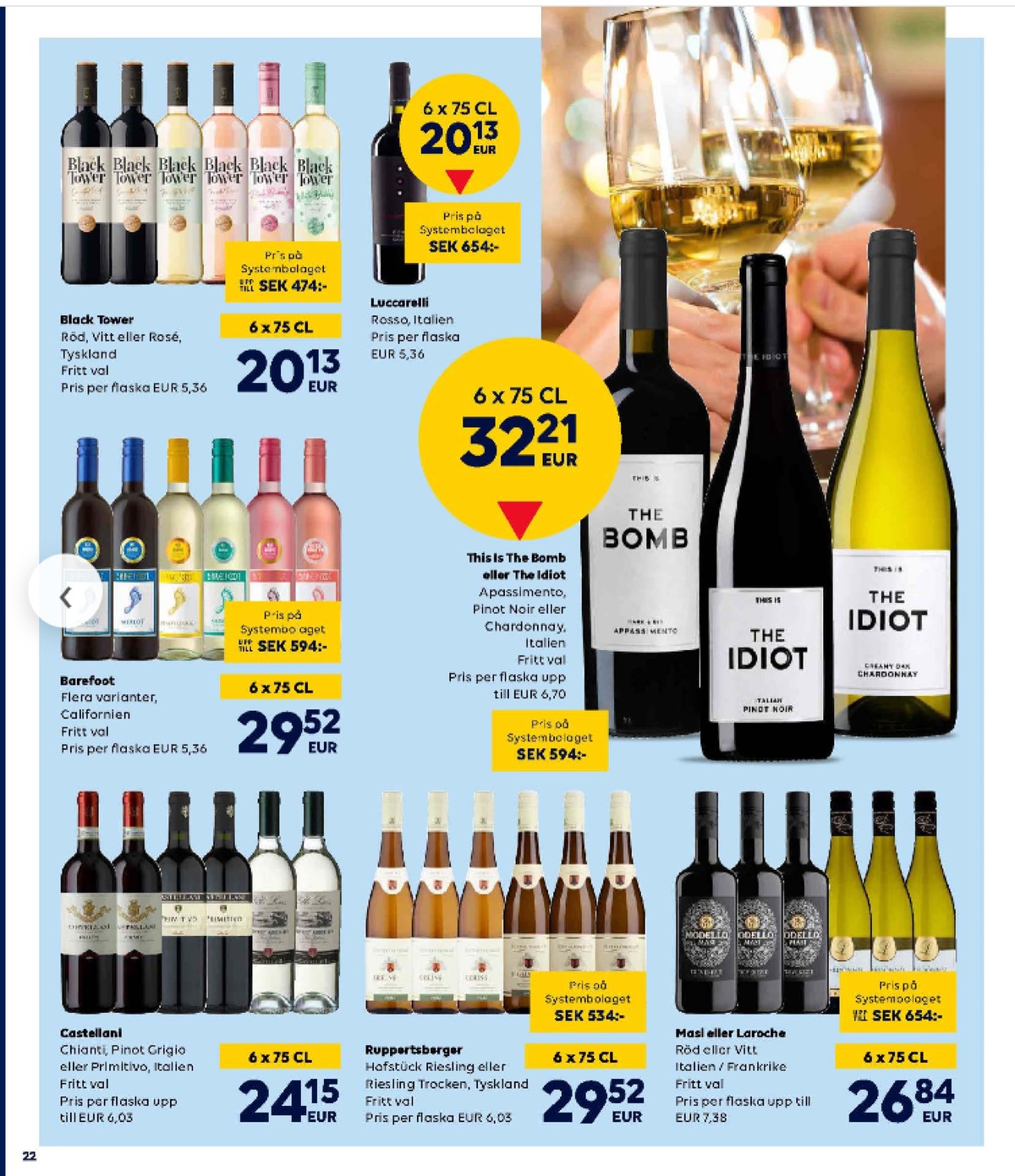 Se Scandlines Border Shop reklamblad för vecka 36 på Kampanjveckan.se. Se bra erbjudanden på många varor. Läs reklambladet här! Sida 22