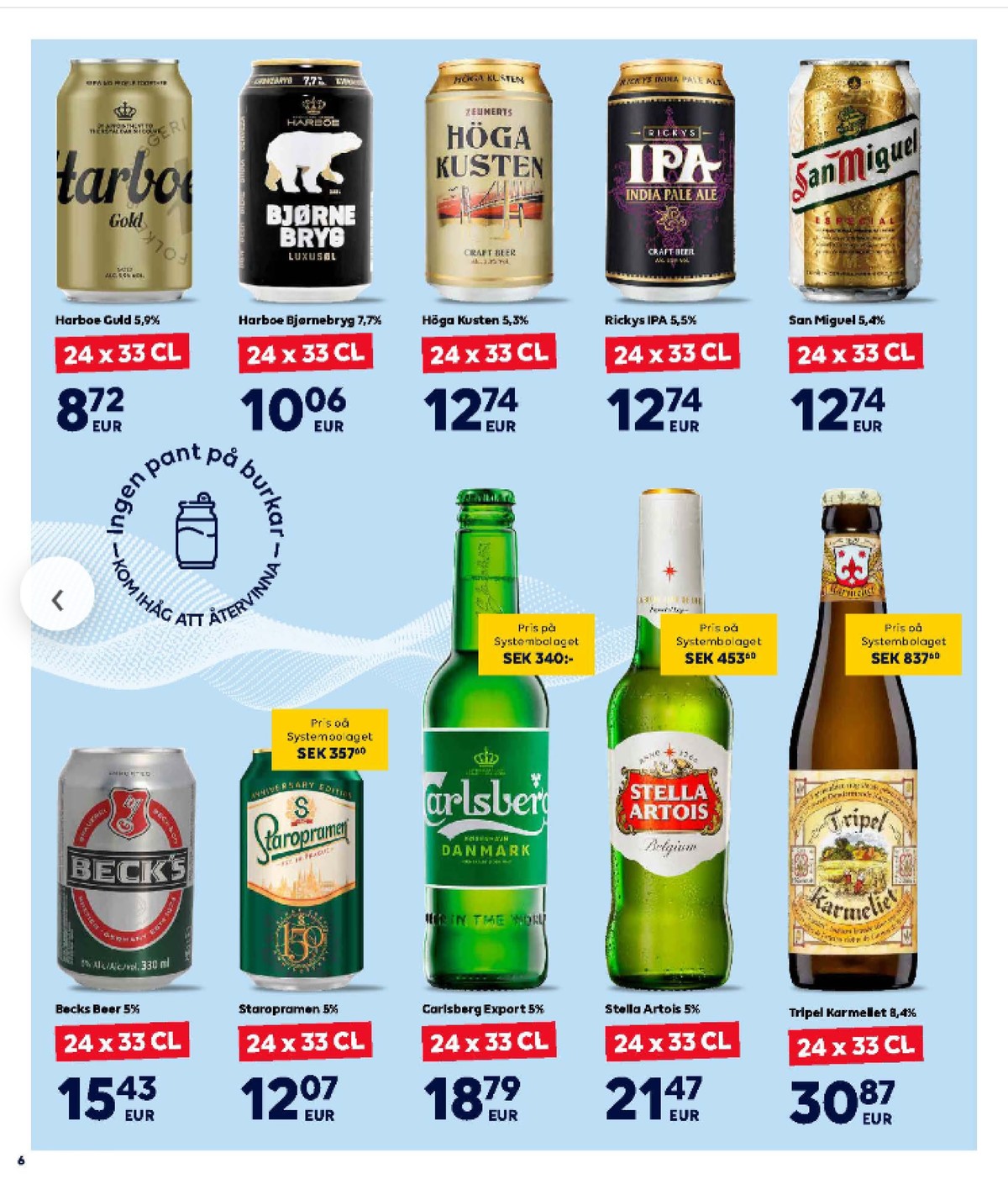 Se Scandlines Border Shop reklamblad för vecka 36 på Kampanjveckan.se. Se bra erbjudanden på många varor. Läs reklambladet här! Sida 6