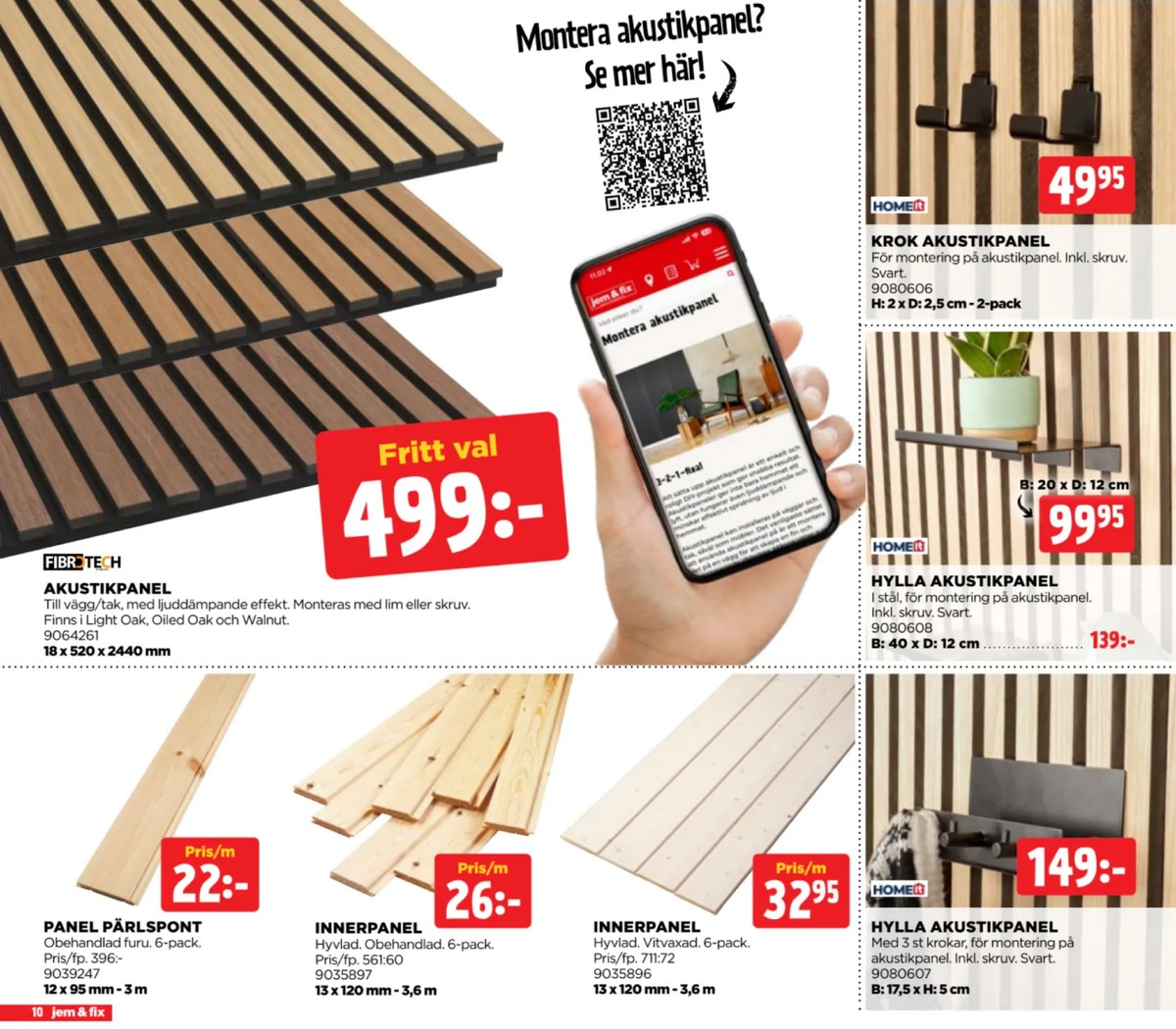 Se Jem & Fix reklamblad för vecka 36 på Kampanjveckan.se. Se bra erbjudanden på många varor. Läs reklambladet här! Sida 10