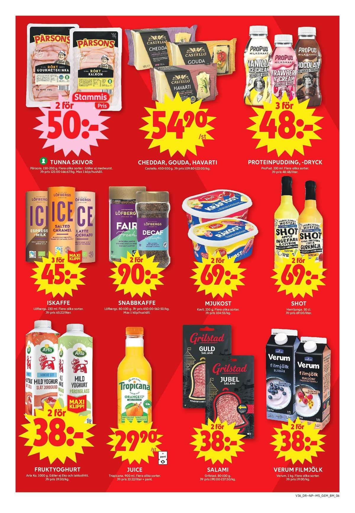 Se ICA Maxi reklamblad för vecka 36 på Kampanjveckan.se. Se bra erbjudanden på många varor, t.ex. instant kaffe decaf eller ingefära shot herrljunga. Läs reklambladet här! Sida 6
