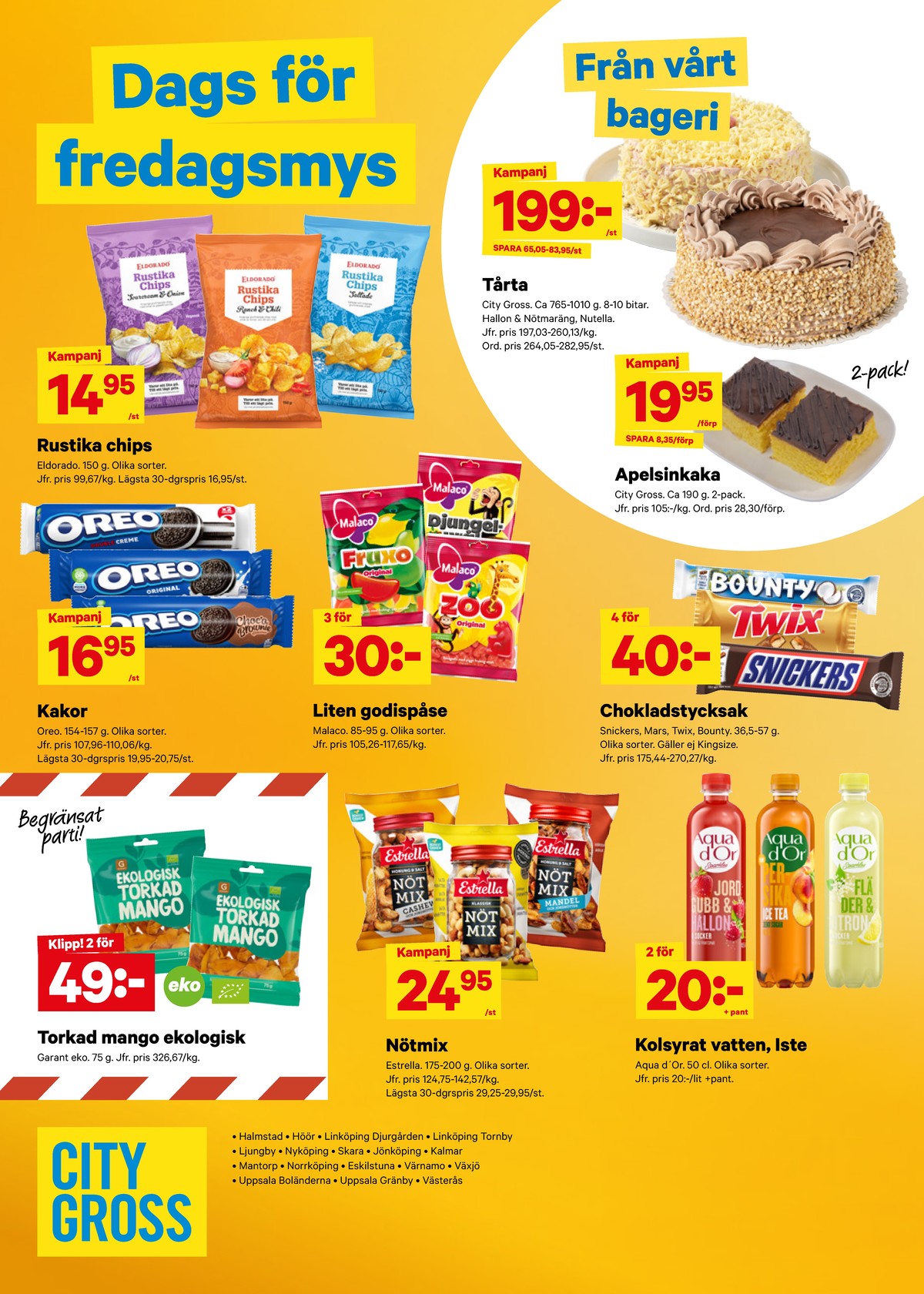 Se City Gross reklamblad för vecka 36 på Kampanjveckan.se. Se bra erbjudanden på många varor, t.ex. mango garant eller andra varor. Läs reklambladet här! Sida 14
