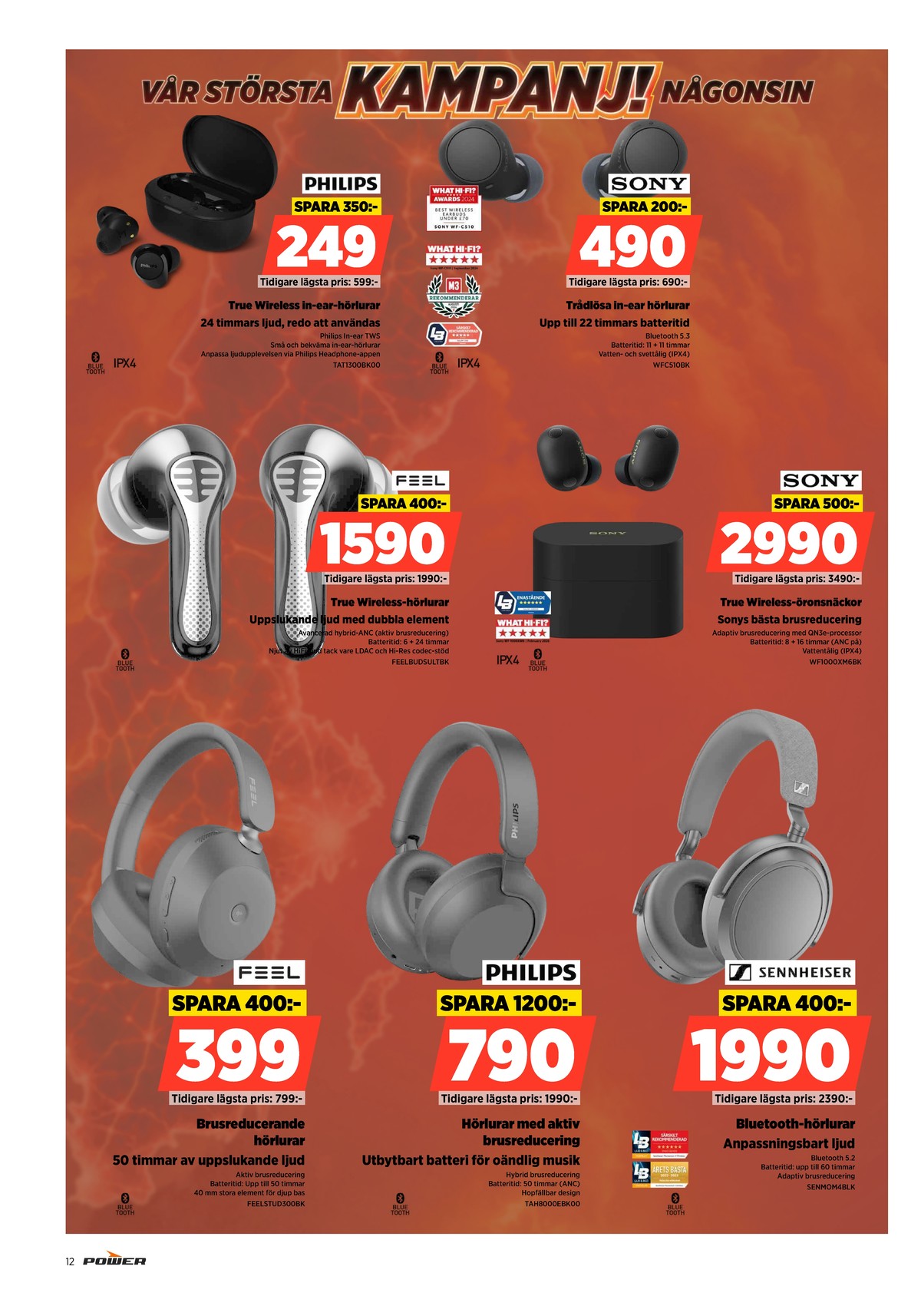 Se Power reklamblad för vecka 36 på Kampanjveckan.se. Se bra erbjudanden på många varor. Läs reklambladet här! Sida 12