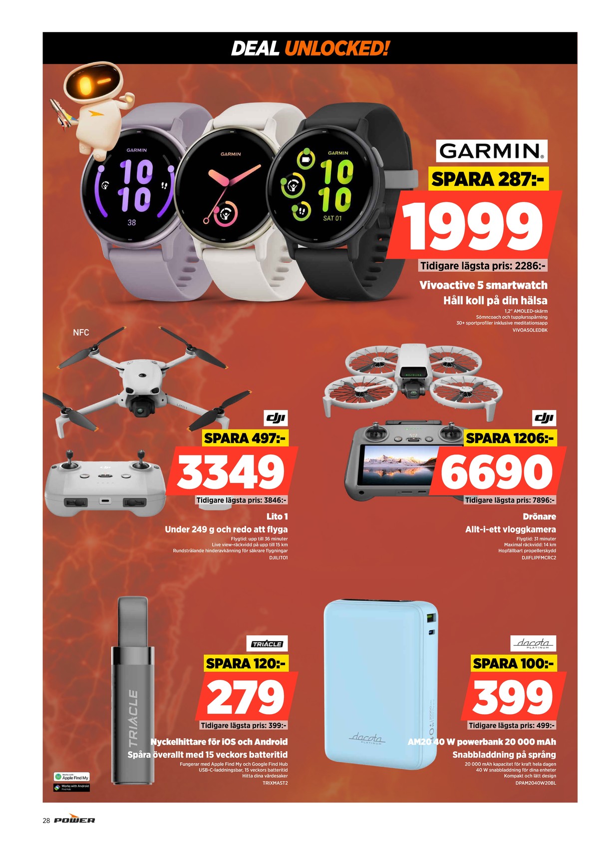 Se Power reklamblad för vecka 36 på Kampanjveckan.se. Se bra erbjudanden på många varor. Läs reklambladet här! Sida 28