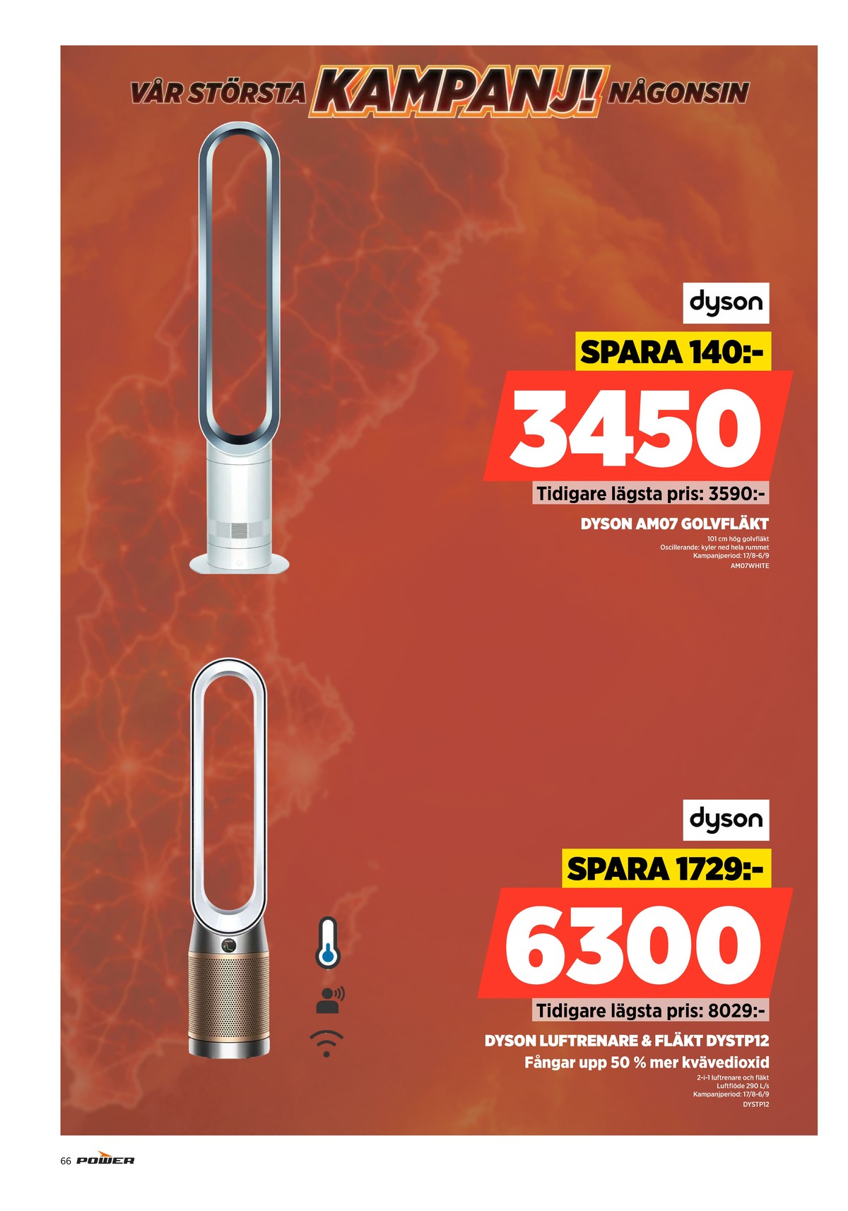 Se Power reklamblad för vecka 36 på Kampanjveckan.se. Se bra erbjudanden på många varor. Läs reklambladet här! Sida 66