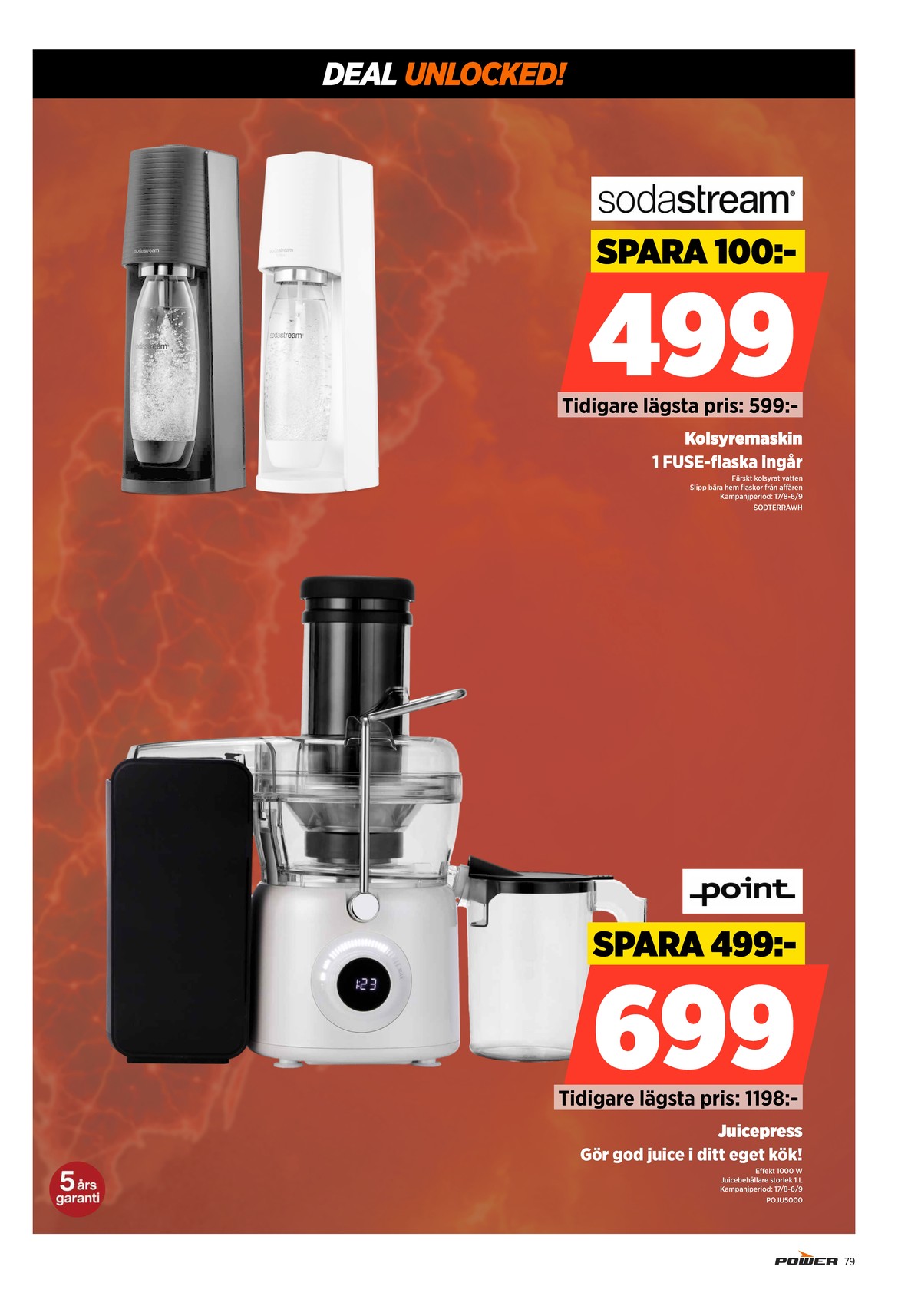 Se Power reklamblad för vecka 36 på Kampanjveckan.se. Se bra erbjudanden på många varor. Läs reklambladet här! Sida 79