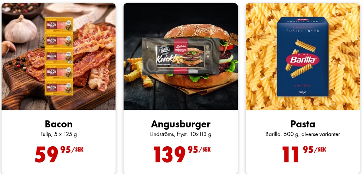 Se Nordby Supermarket reklamblad för vecka 36 på Kampanjveckan.se. Se bra erbjudanden på många varor, t.ex. pasta sorterad barilla eller angusburgare lindströms. Läs reklambladet här! Sida 2
