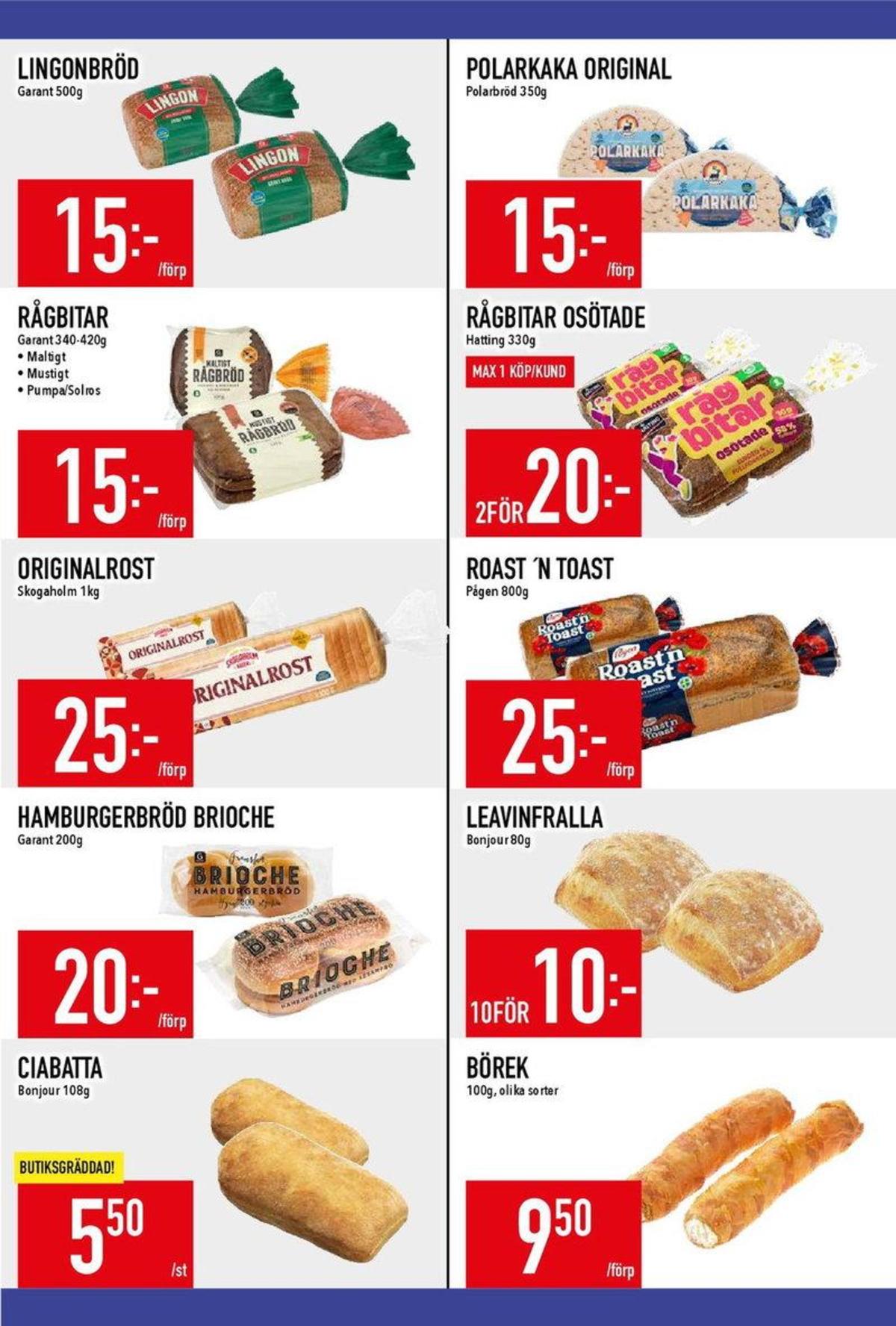 Se MatDax reklamblad för vecka 36 på Kampanjveckan.se. Se bra erbjudanden på många varor, t.ex. toastbröd originalrost eller andra varor. Läs reklambladet här! Sida 7