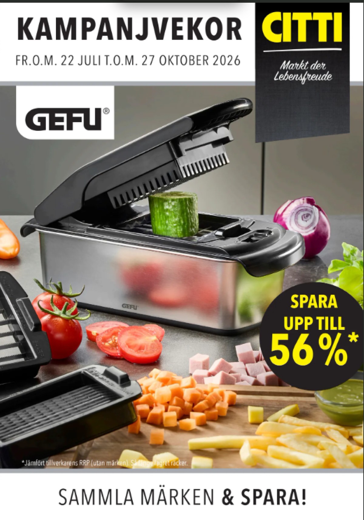 Se Citti reklamblad för vecka 37 på Kampanjveckan.se. Se bra erbjudanden på många varor. Läs reklambladet här! Sida 1