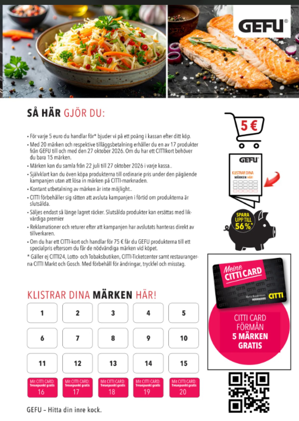 Se Citti reklamblad för vecka 37 på Kampanjveckan.se. Se bra erbjudanden på många varor. Läs reklambladet här! Sida 8