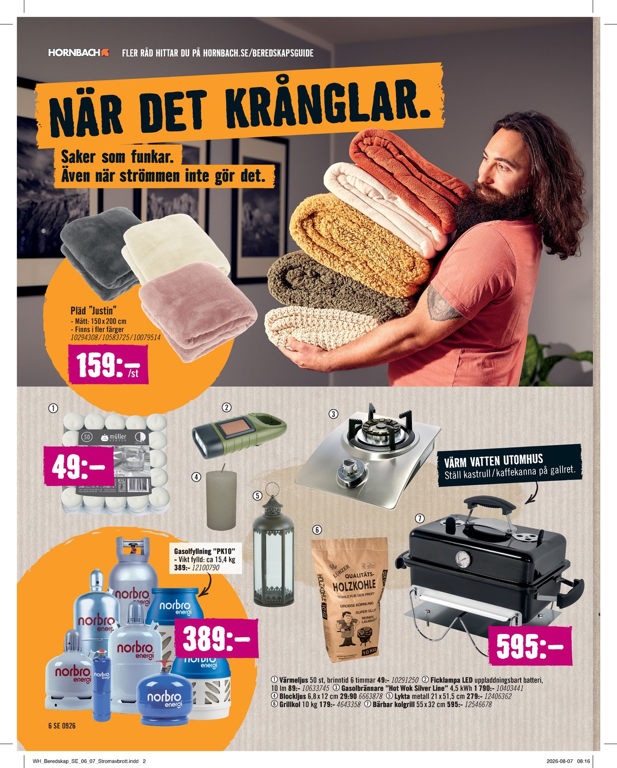 Se Hornbach reklamblad för vecka 37 på Kampanjveckan.se. Se bra erbjudanden på många varor. Läs reklambladet här! Sida 6