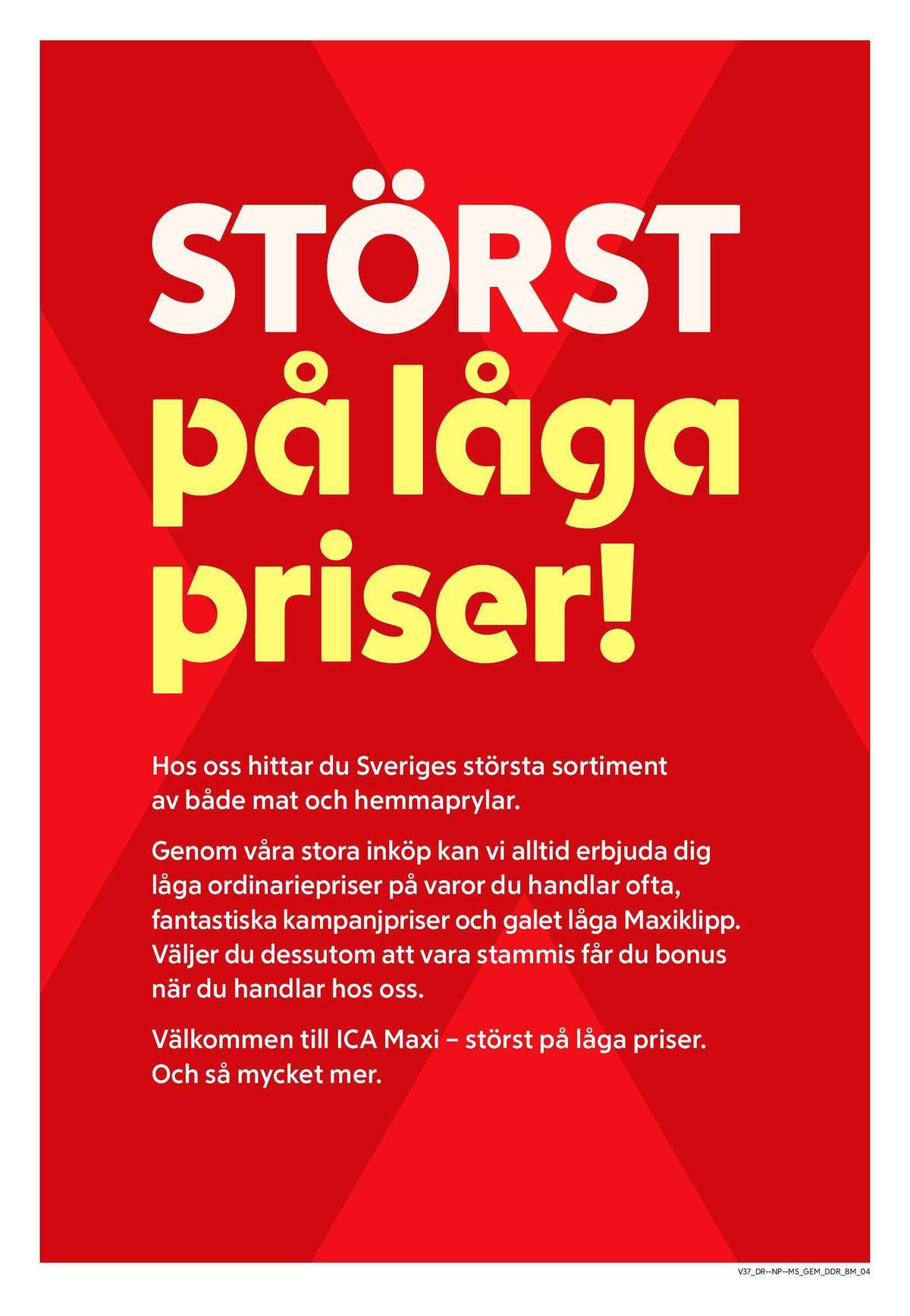 Se ICA Maxi reklamblad för vecka 37 på Kampanjveckan.se. Se bra erbjudanden på många varor. Läs reklambladet här! Sida 8