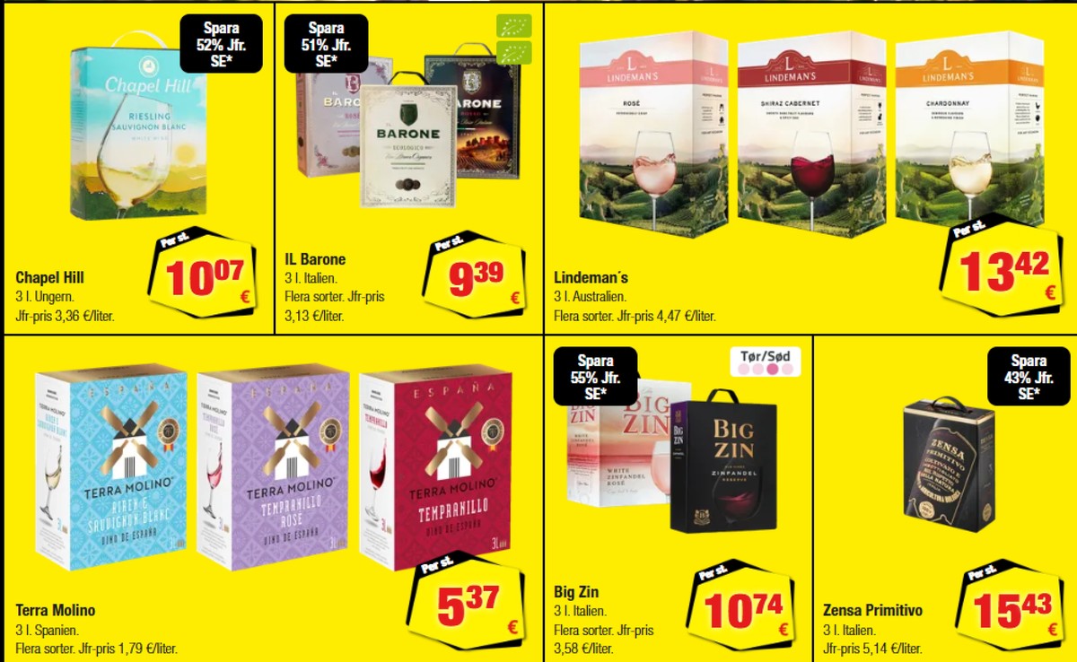 Se Calle reklamblad för vecka 37 på Kampanjveckan.se. Se bra erbjudanden på många varor, t.ex. röd vin okänd eller röd vin okänd. Läs reklambladet här! Sida 19
