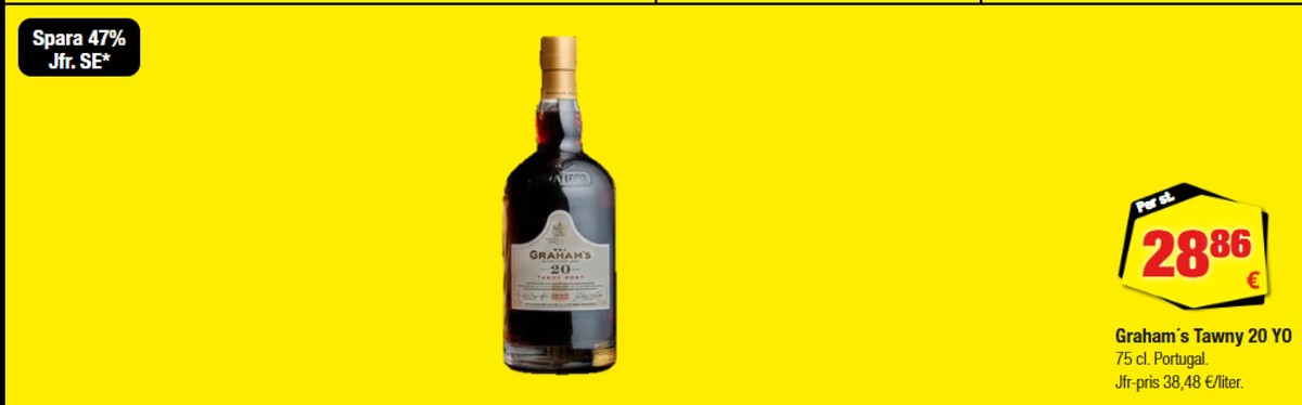 Se Calle reklamblad för vecka 37 på Kampanjveckan.se. Se bra erbjudanden på många varor, t.ex. portvin the tawny eller andra varor. Läs reklambladet här! Sida 26