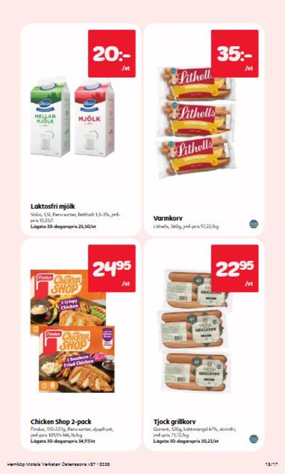 Se Hemköp reklamblad för vecka 37 på Kampanjveckan.se. Se bra erbjudanden på många varor. Läs reklambladet här! Sida 13