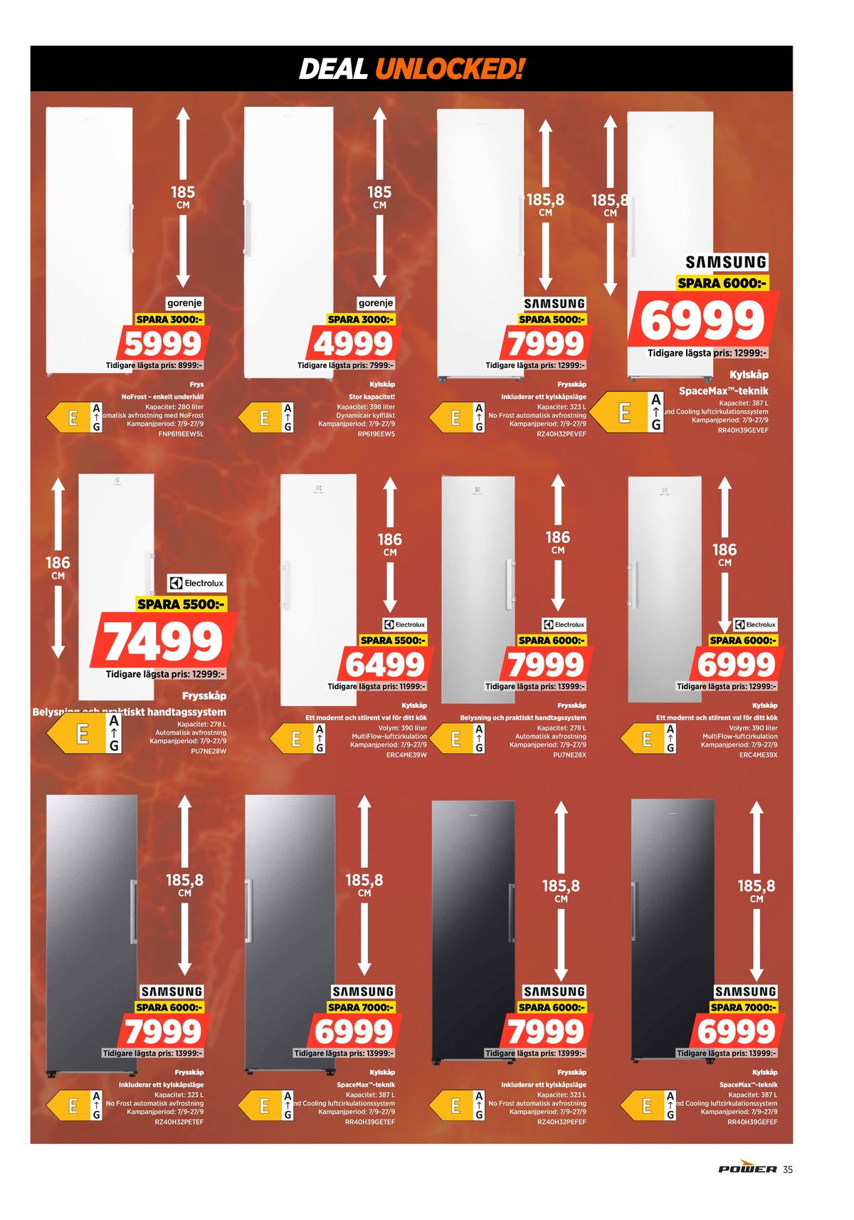 Se Power reklamblad för vecka 37 på Kampanjveckan.se. Se bra erbjudanden på många varor. Läs reklambladet här! Sida 35