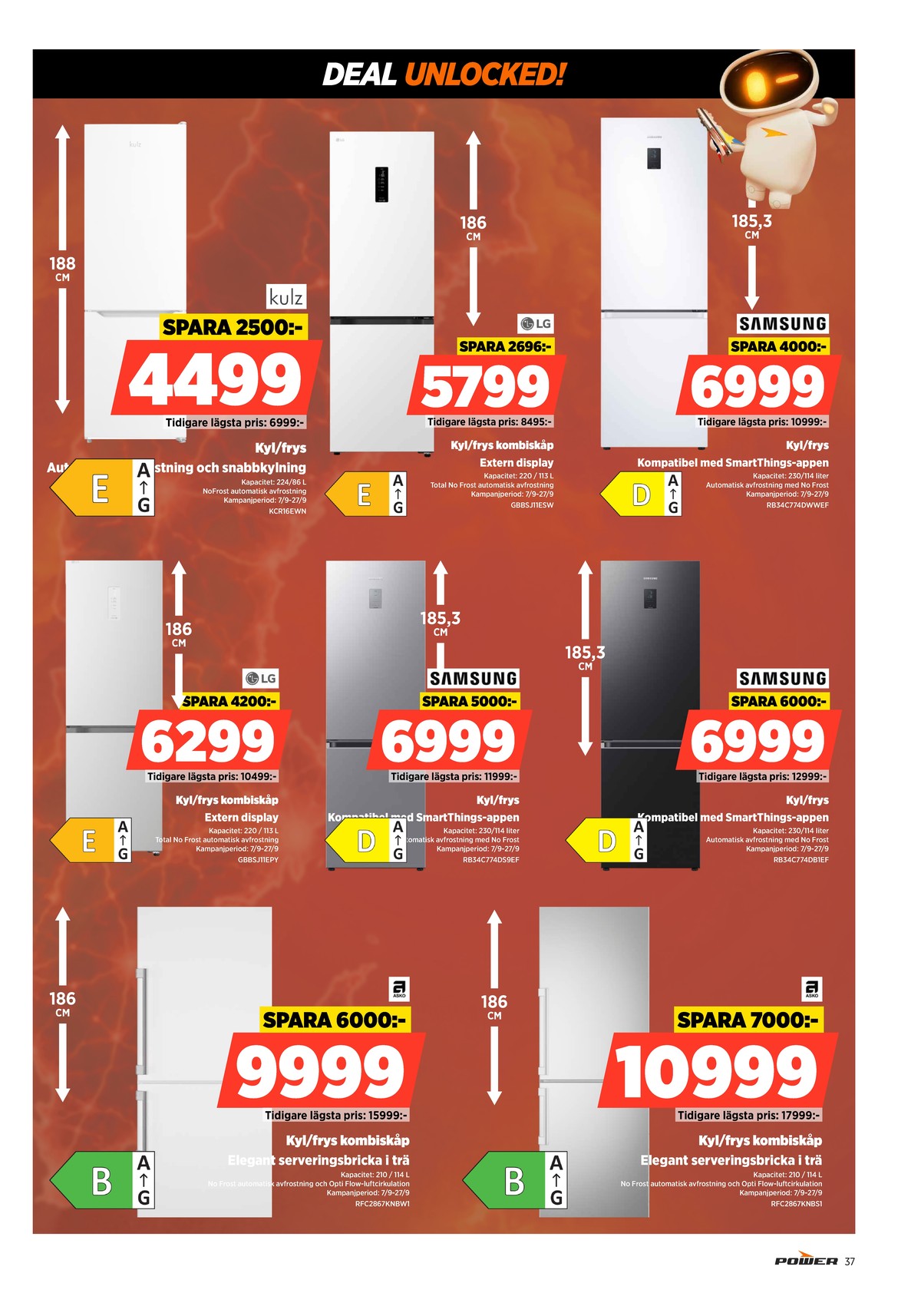 Se Power reklamblad för vecka 37 på Kampanjveckan.se. Se bra erbjudanden på många varor. Läs reklambladet här! Sida 37