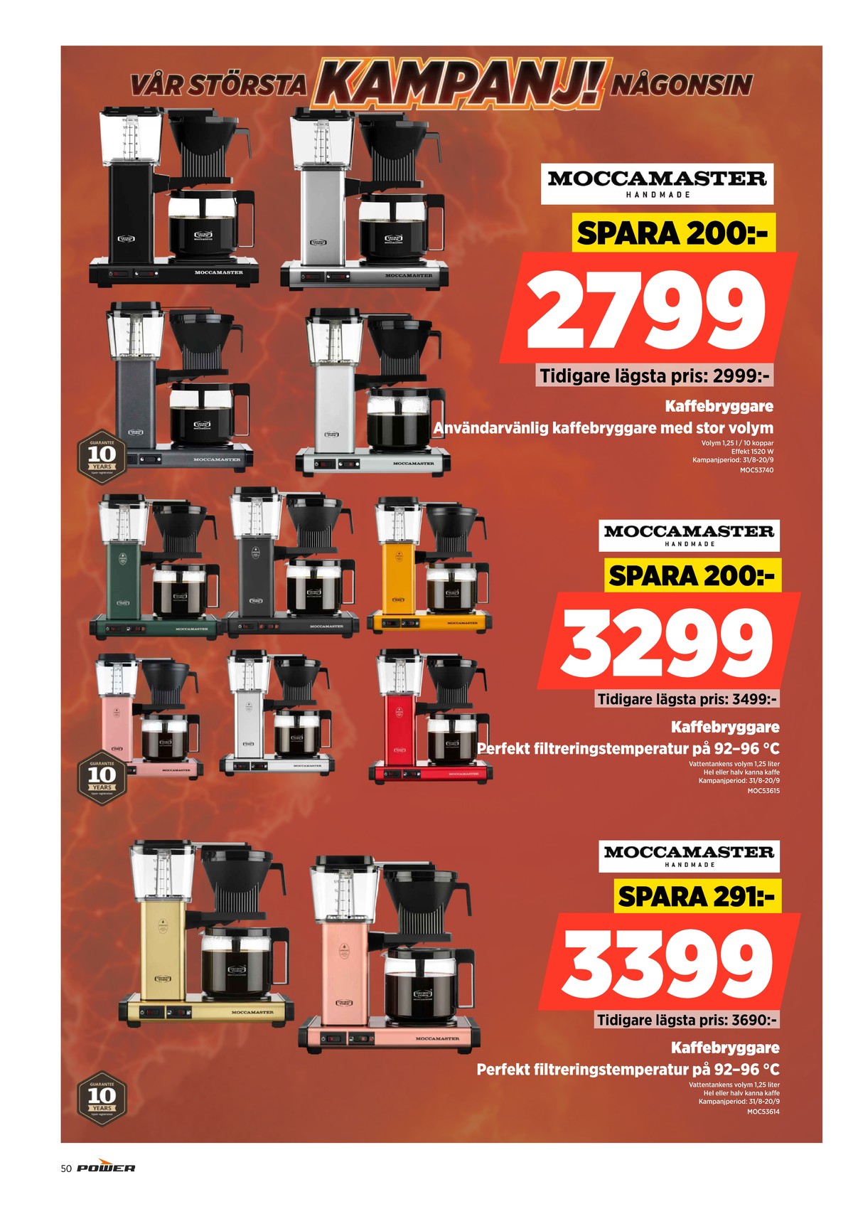 Se Power reklamblad för vecka 37 på Kampanjveckan.se. Se bra erbjudanden på många varor. Läs reklambladet här! Sida 50
