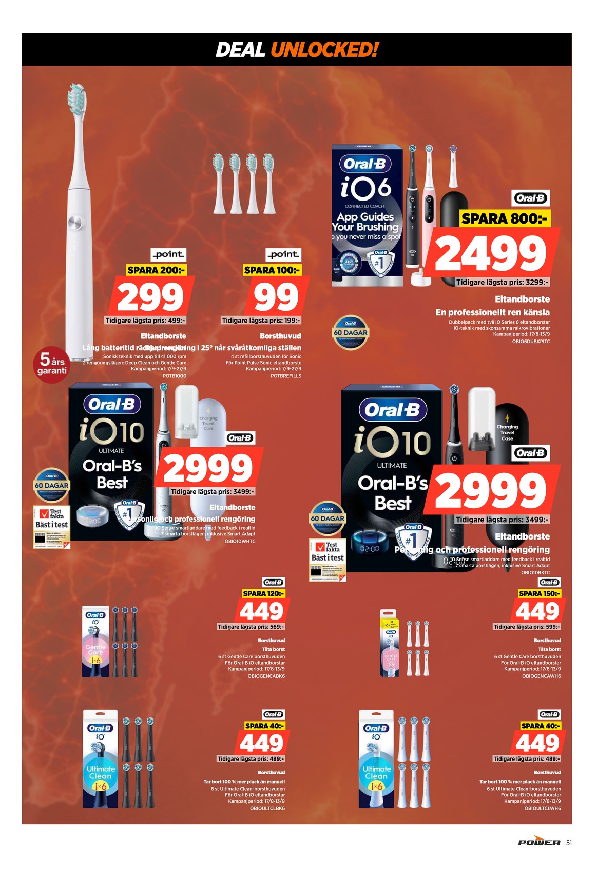 Se Power reklamblad för vecka 37 på Kampanjveckan.se. Se bra erbjudanden på många varor. Läs reklambladet här! Sida 51