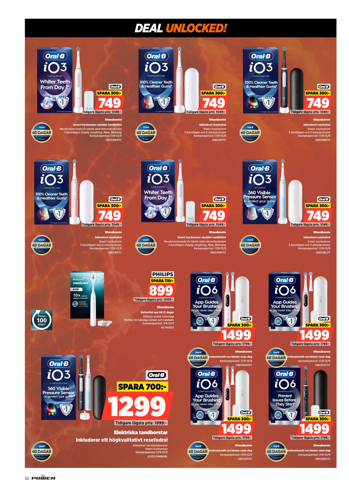 Se Power reklamblad för vecka 37 på Kampanjveckan.se. Se bra erbjudanden på många varor. Läs reklambladet här! Sida 52