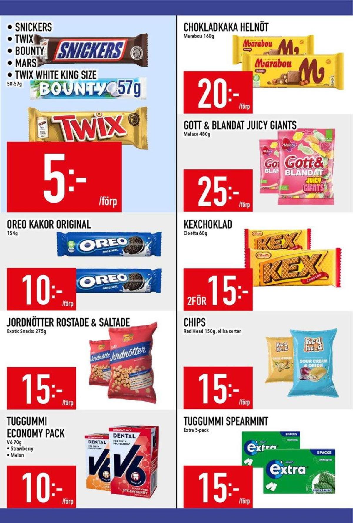 Se MatDax reklamblad för vecka 37 på Kampanjveckan.se. Se bra erbjudanden på många varor, t.ex. chokladbar kexchoklad eller andra varor. Läs reklambladet här! Sida 17