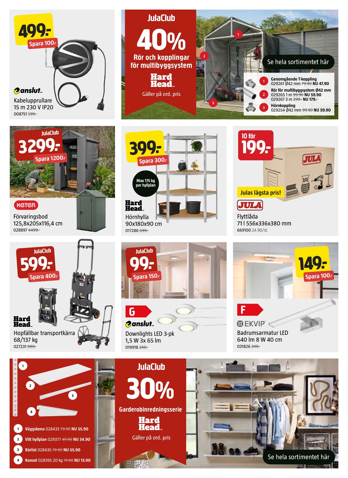 Se Jula reklamblad för vecka 37 på Kampanjveckan.se. Se bra erbjudanden på många varor. Läs reklambladet här! Sida 3