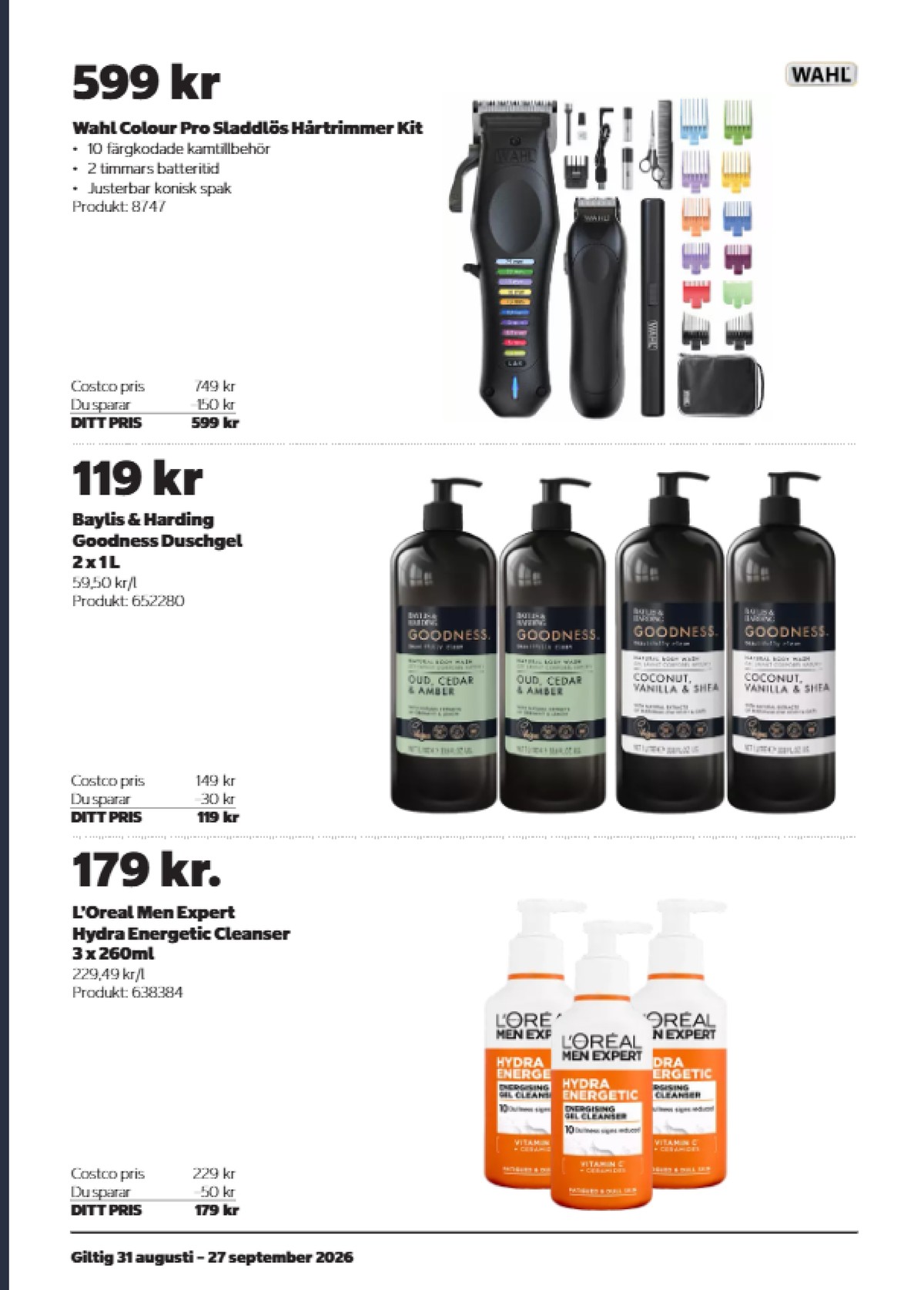 Se Costco reklamblad för vecka 38 på Kampanjveckan.se. Se bra erbjudanden på många varor. Läs reklambladet här! Sida 18