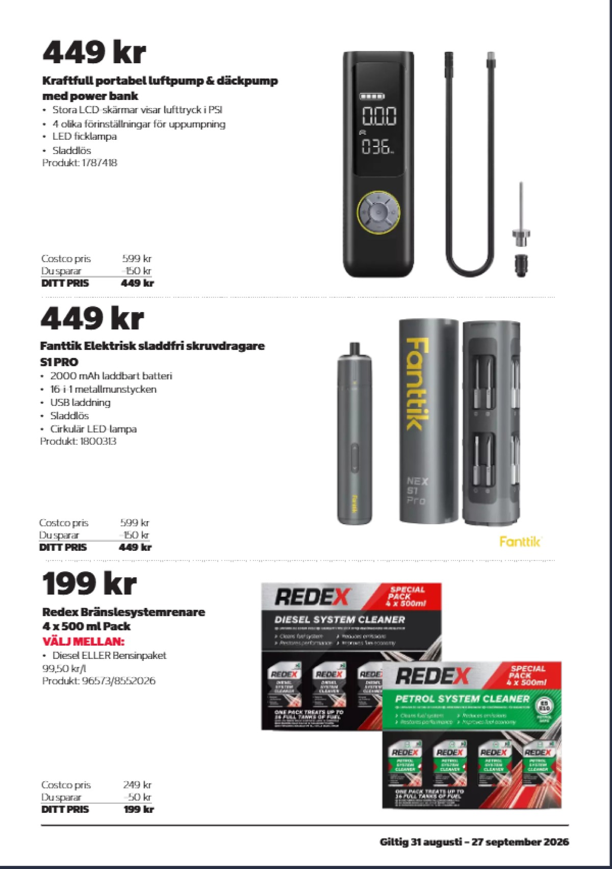 Se Costco reklamblad för vecka 38 på Kampanjveckan.se. Se bra erbjudanden på många varor. Läs reklambladet här! Sida 7