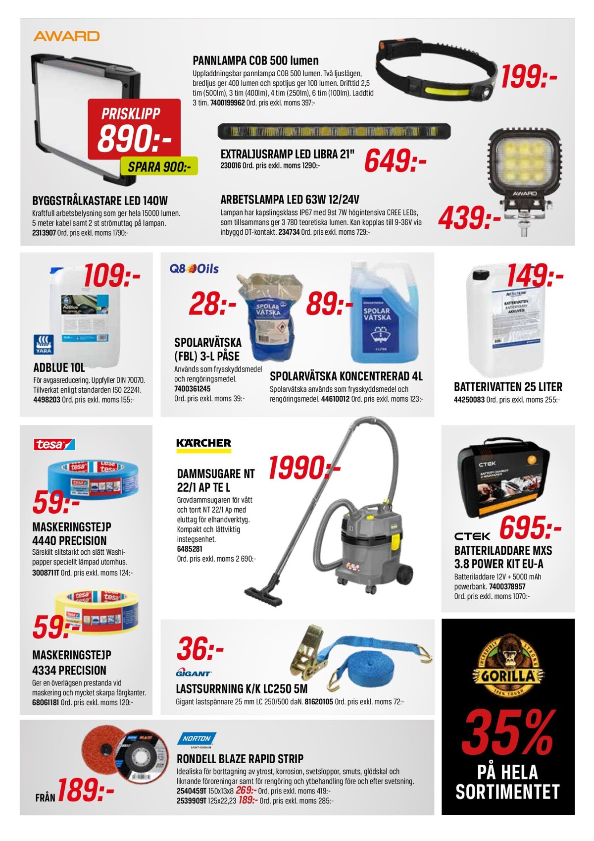 Se Swedol reklamblad för vecka 38 på Kampanjveckan.se. Se bra erbjudanden på många varor. Läs reklambladet här! Sida 3