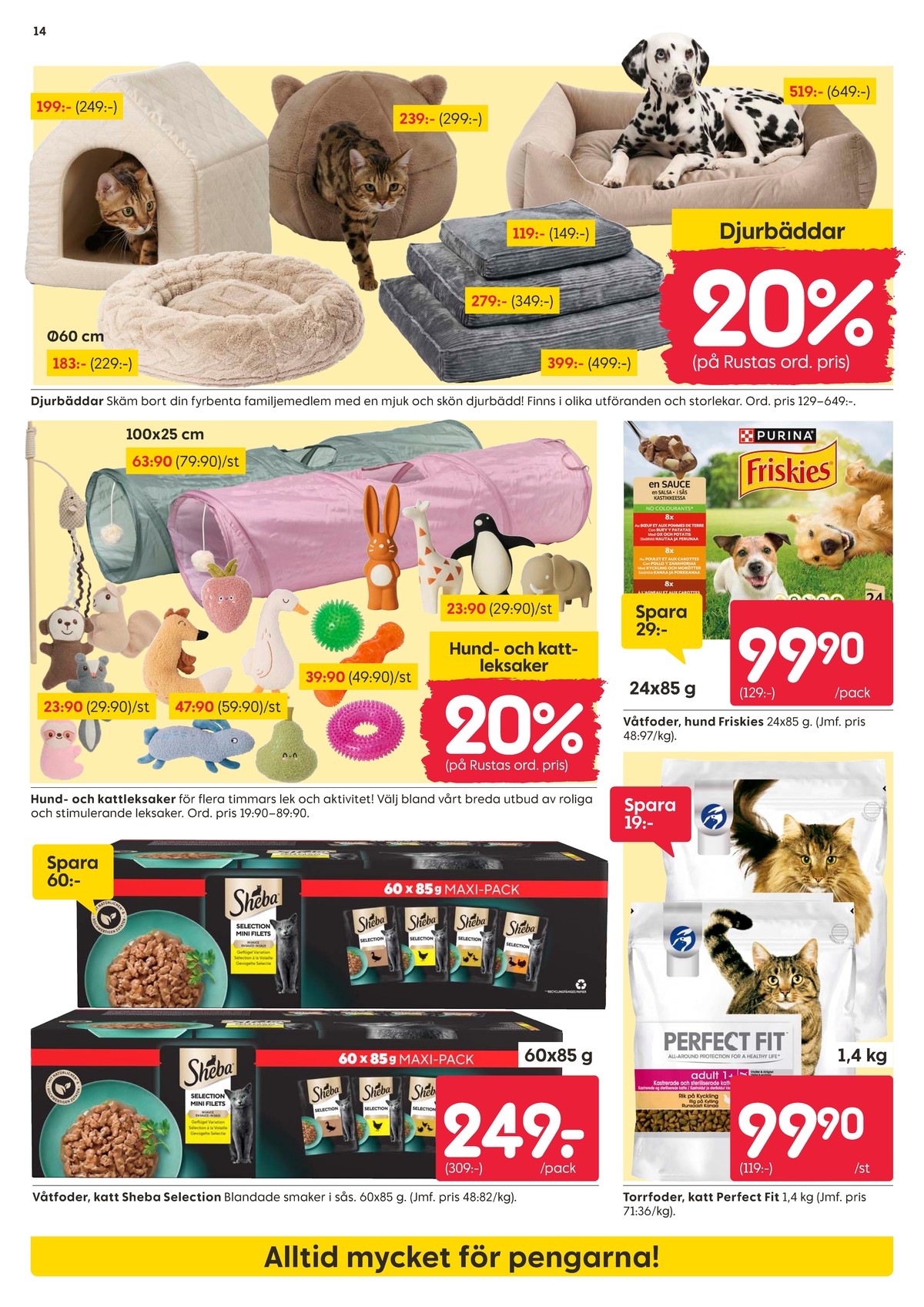 Se Rusta reklamblad för vecka 38 på Kampanjveckan.se. Se bra erbjudanden på många varor. Läs reklambladet här! Sida 14