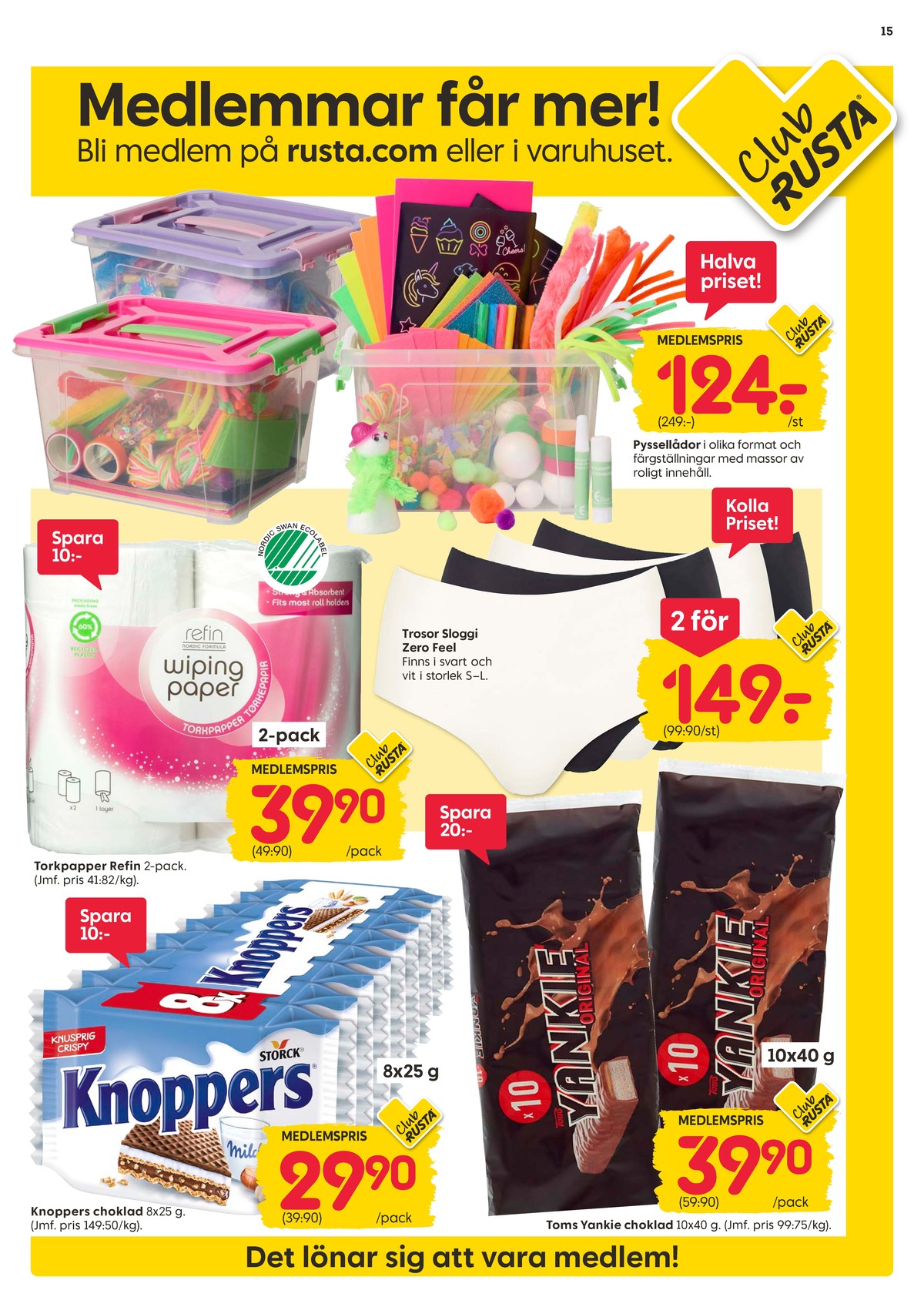 Se Rusta reklamblad för vecka 38 på Kampanjveckan.se. Se bra erbjudanden på många varor. Läs reklambladet här! Sida 15