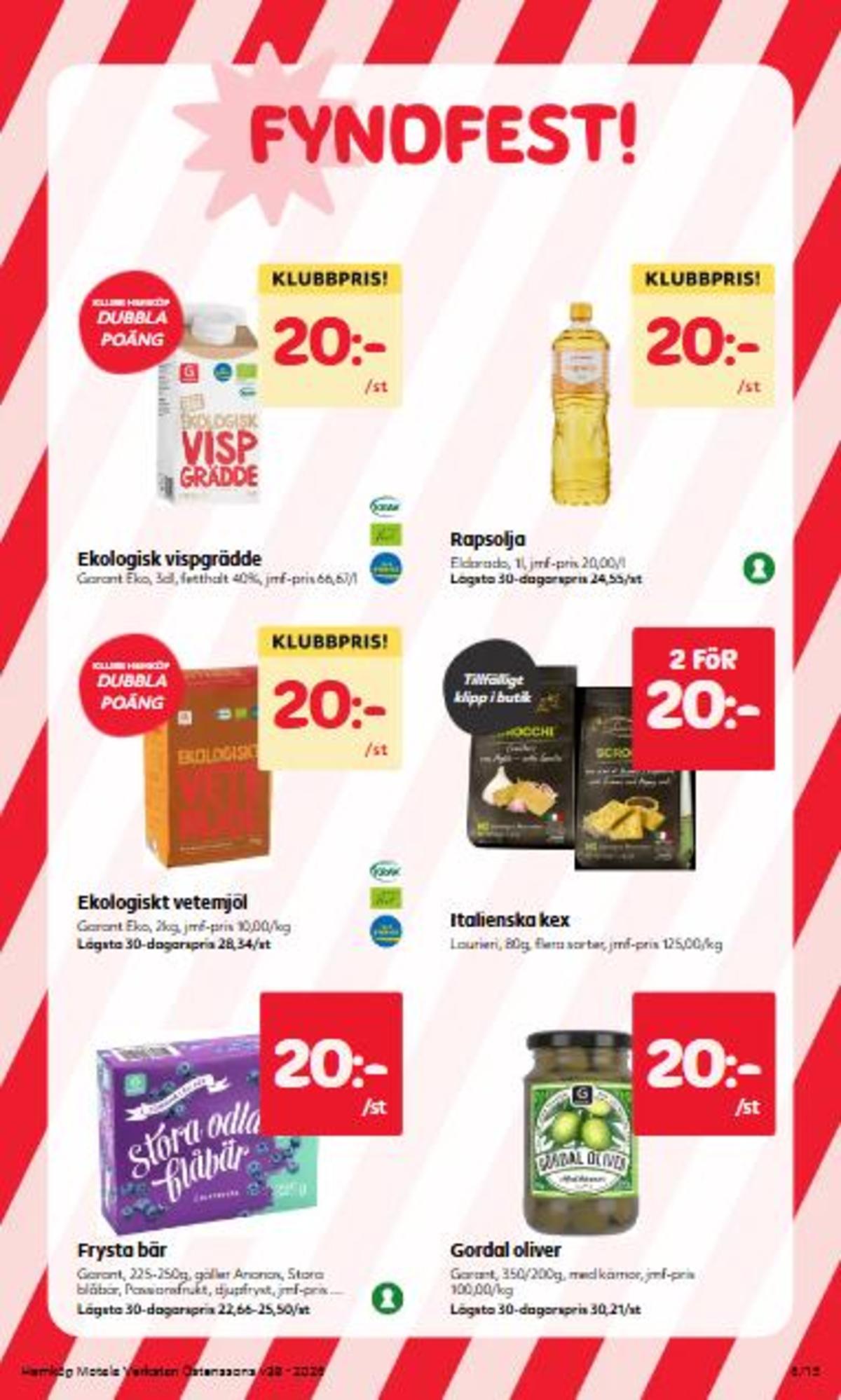Se Hemköp reklamblad för vecka 38 på Kampanjveckan.se. Se bra erbjudanden på många varor. Läs reklambladet här! Sida 6