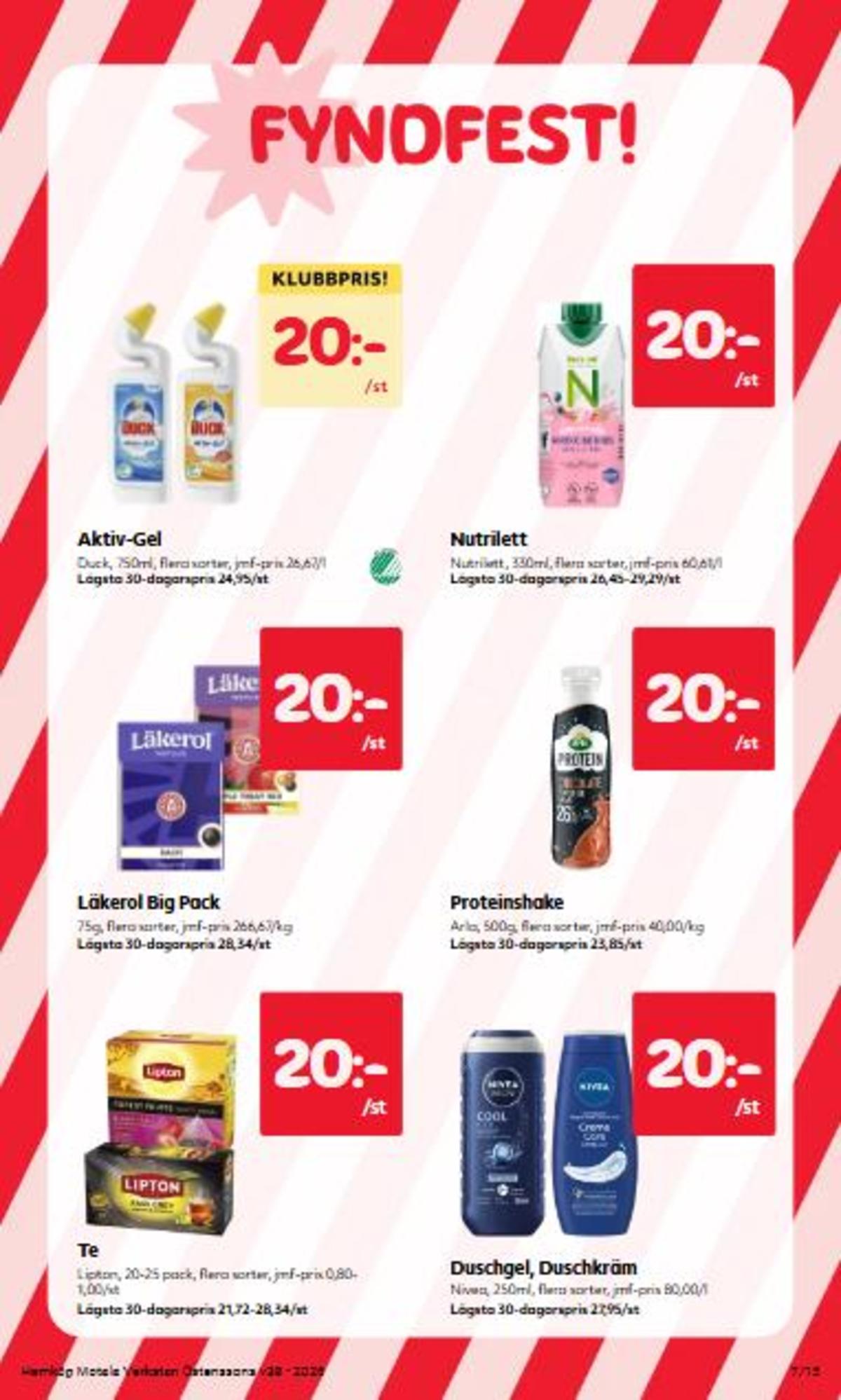 Se Hemköp reklamblad för vecka 38 på Kampanjveckan.se. Se bra erbjudanden på många varor. Läs reklambladet här! Sida 7