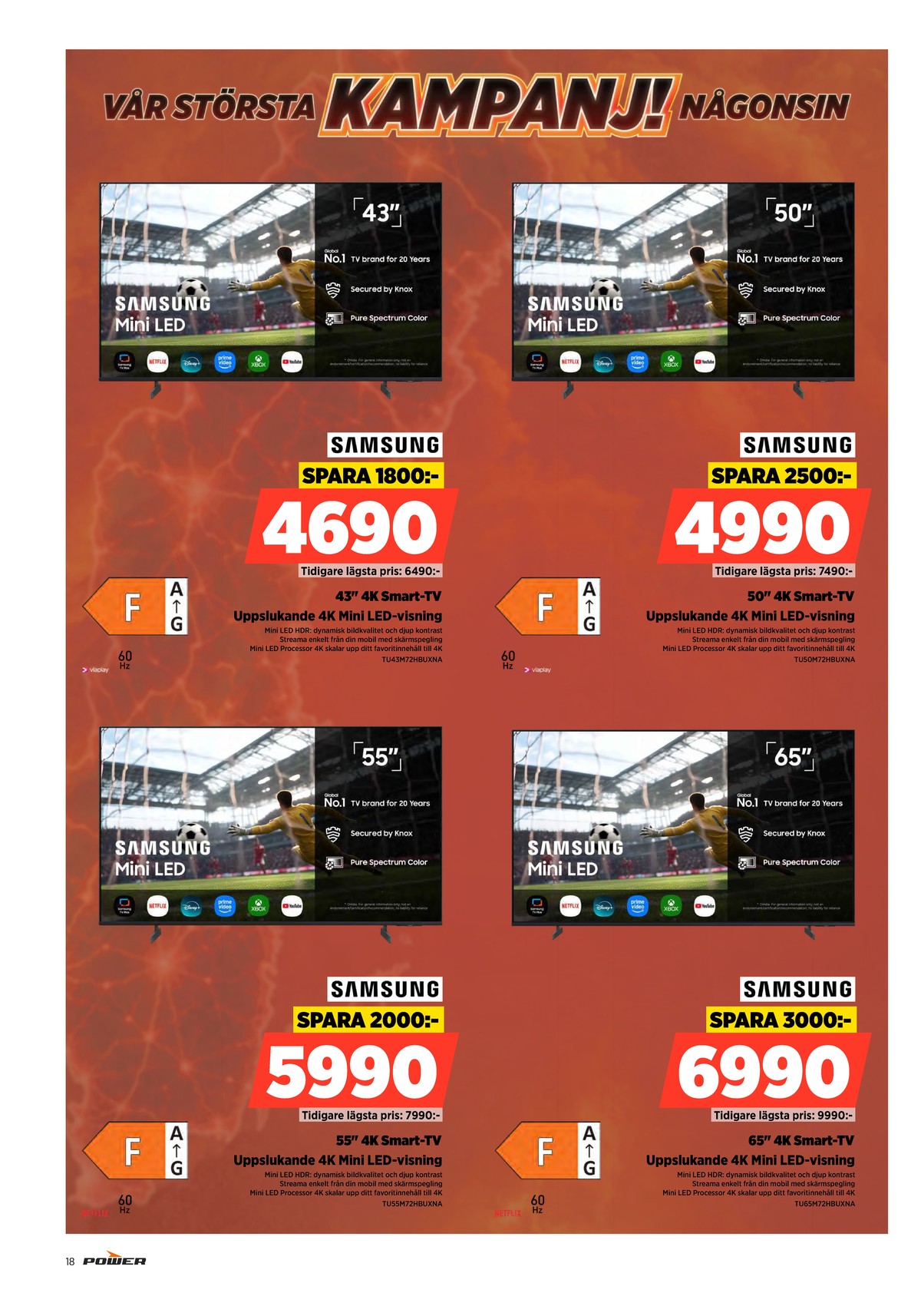 Se Power reklamblad för vecka 38 på Kampanjveckan.se. Se bra erbjudanden på många varor. Läs reklambladet här! Sida 18
